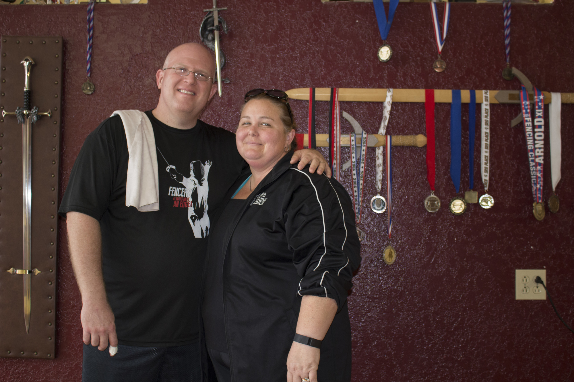 Jason and Jennifer Seachrist are the owners of Winter Garden Fencing Academy.