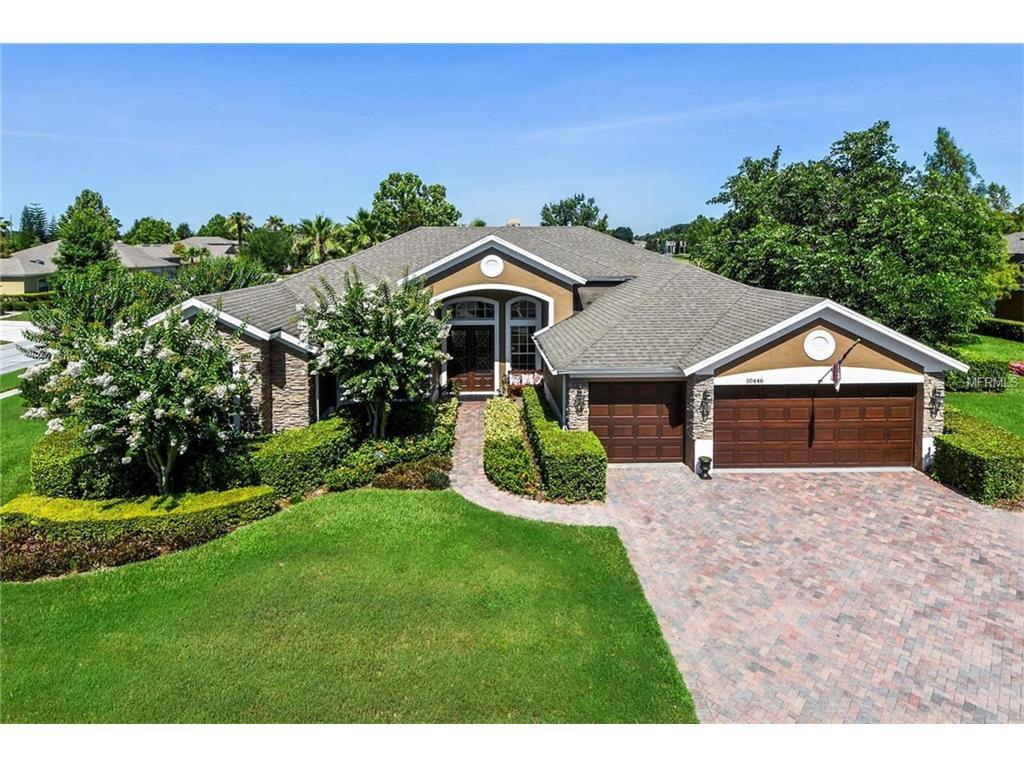 This Oaks of Windermere home, at 10446 Oakview Pointe Terrace, Gotha, sold Aug. 16, for $495,000. Upgrades include travertine flooring, granite countertops and a wine bar with cabinetry. redfin.com.