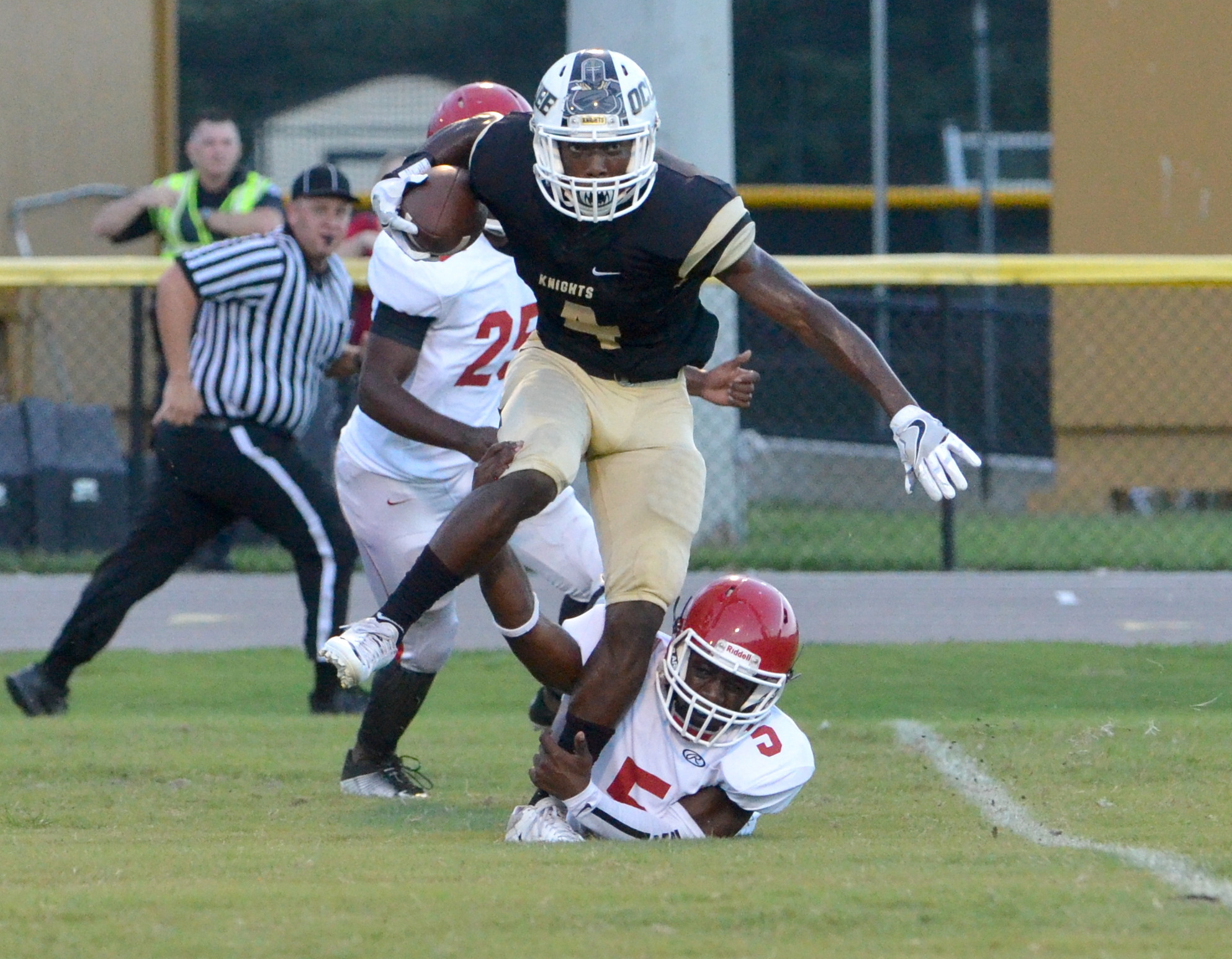 Dorian Jones and the Ocoee Knights coasted to a district win against Edgewater.