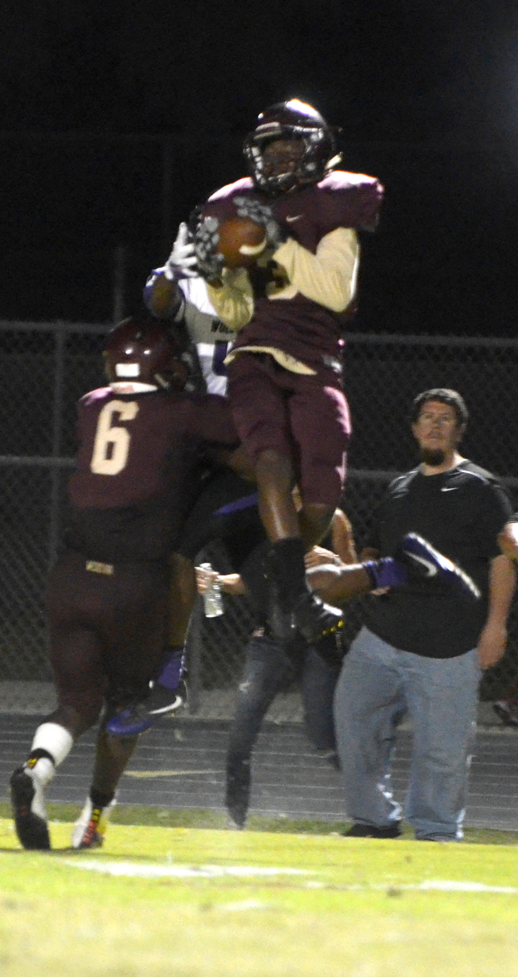 Renardo Green had an interception for the Mustangs in 19-7 defeat against Timber Creek.
