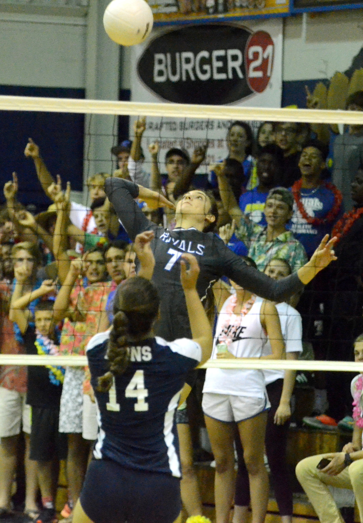 On her Senior Night, Brynna Deluzio had a team-high 15 kills and added 15 digs in a sweep of Lake Nona.
