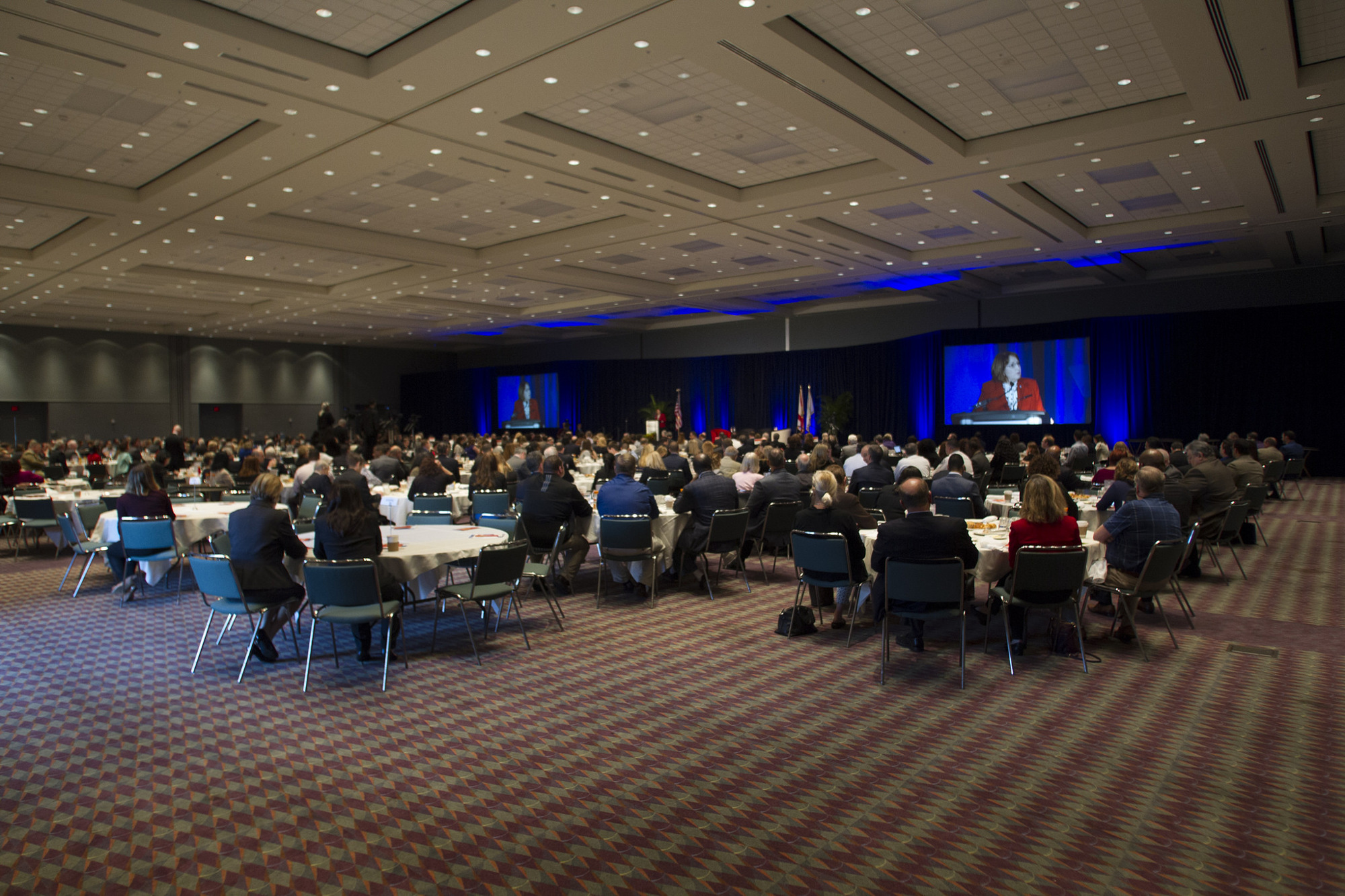 Orange County Mayor Teresa Jacobs welcomed more than 600 attendees to the 2017 Economic Summit at the Orange County Convention Center on Wednesday, Jan. 18. (Courtesy of Orange County)