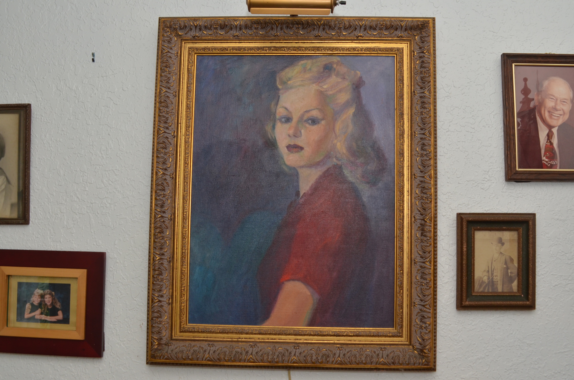 Marilee Griffin Ivy’s portrait was painted when she was 17 years old and living in New York City.