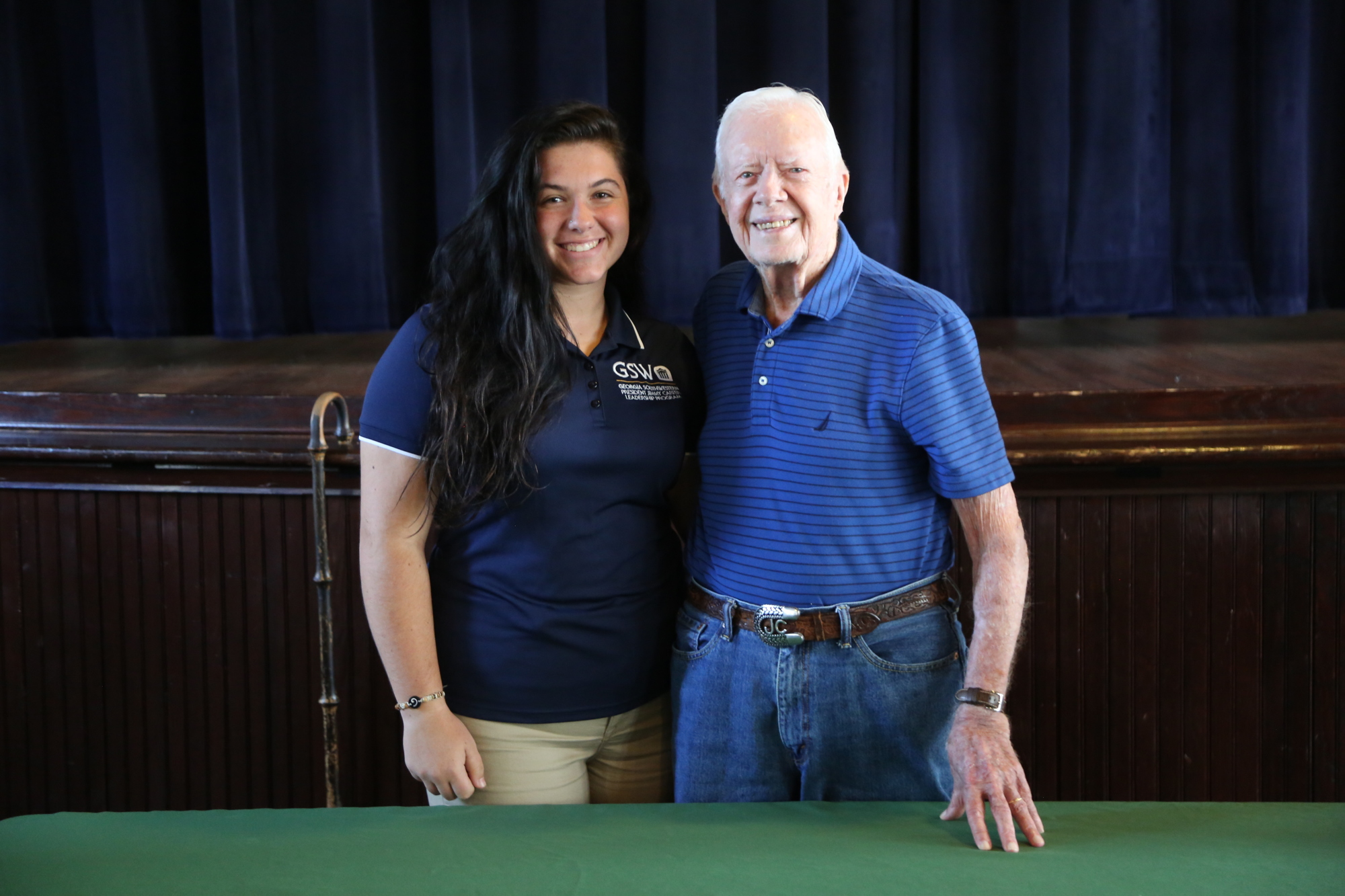 Elli Lucas meets Jimmy Carter | Courtesy photo 