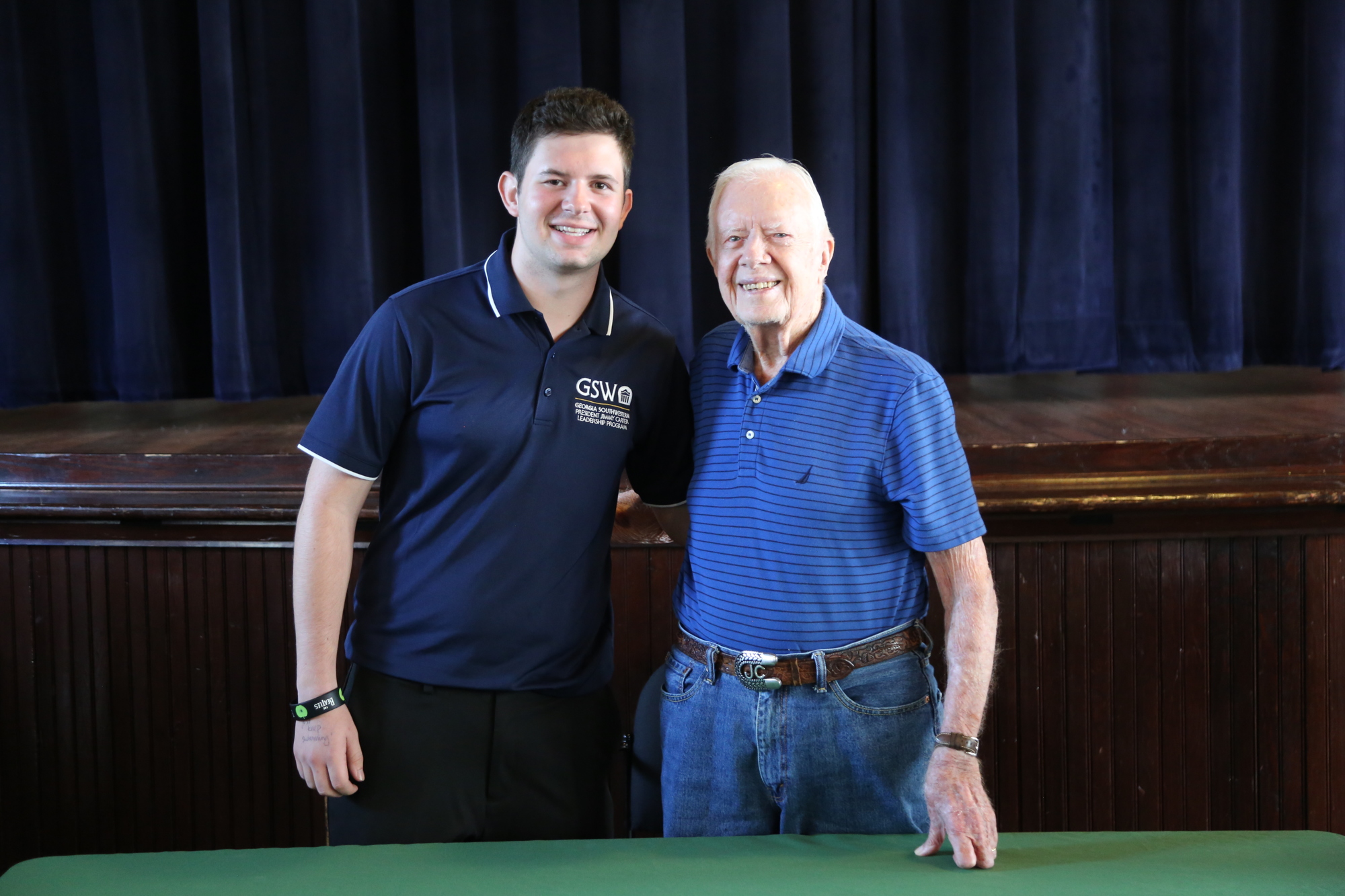 Adam Wilson meets Jimmy Carter | Courtesy photo