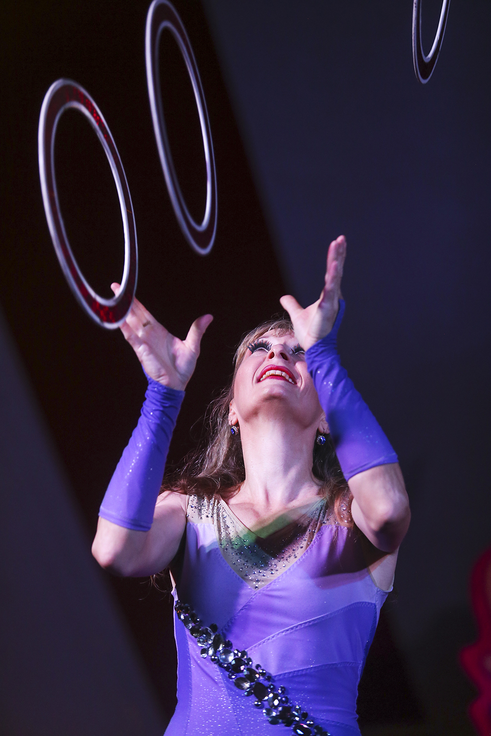 Juggler Vicky Zsilak is a third-generation circus performer.