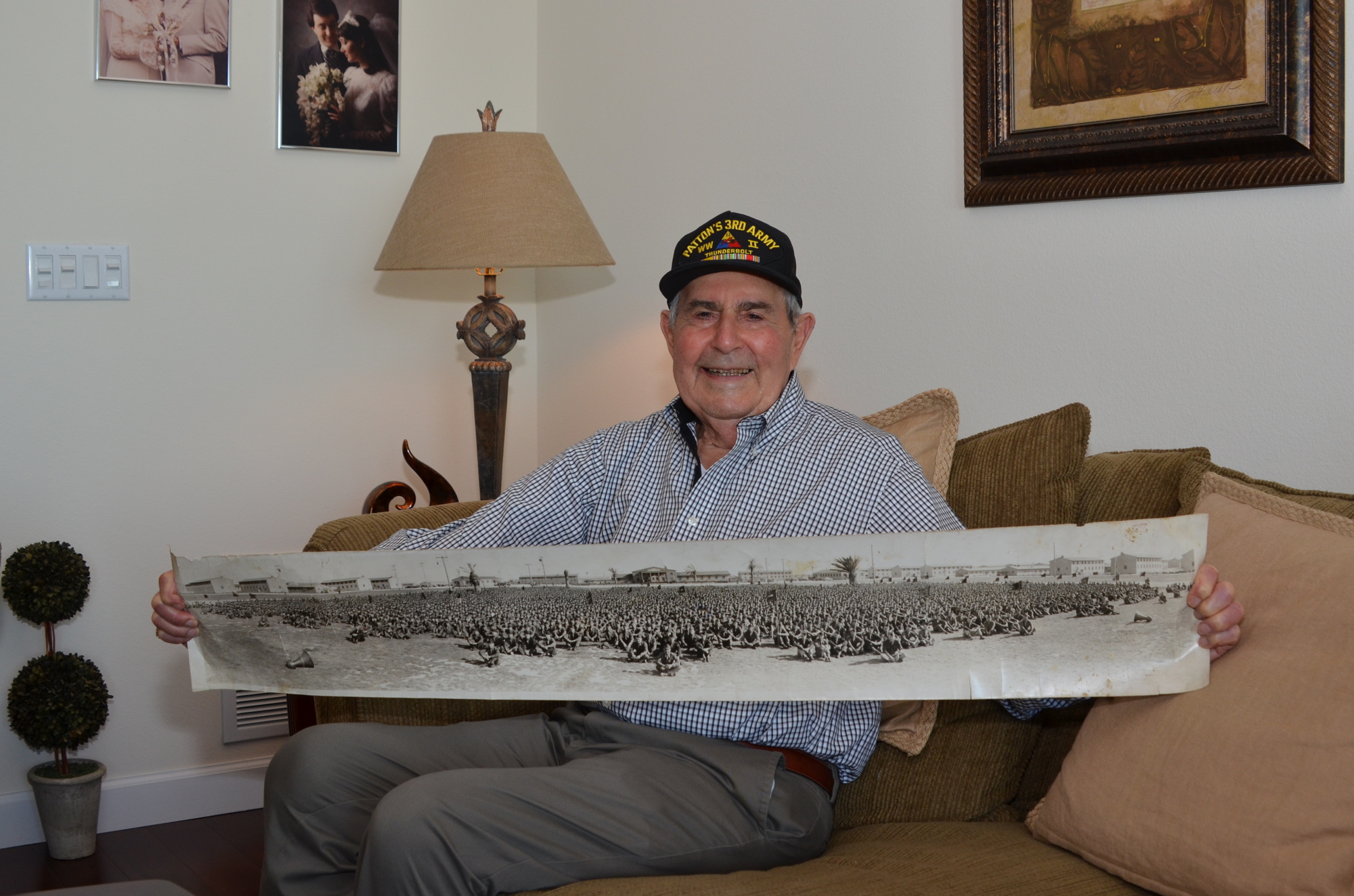 Gilbert Waganheim trained at Camp Pope, in Louisiana, before being shipped to Europe to fight in World War II.