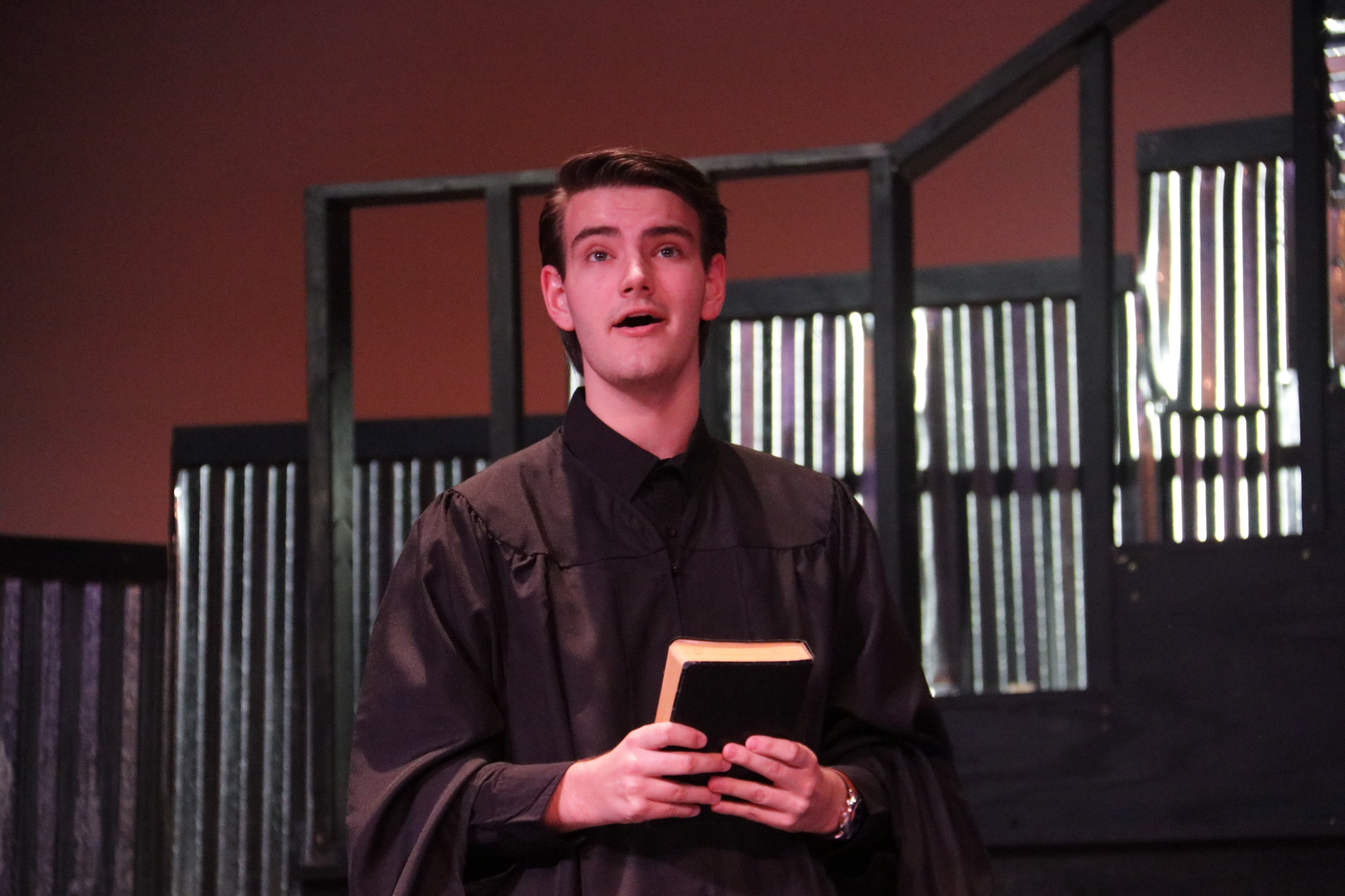 Blake Croft played the Rev. Shaw Moore in WHS theater’s production of “Footloose: The Musical” in October. He won the award for Best Actor in a Male Role at the Florida Theatre Conference for his role in “The Arkansaw Bear.”