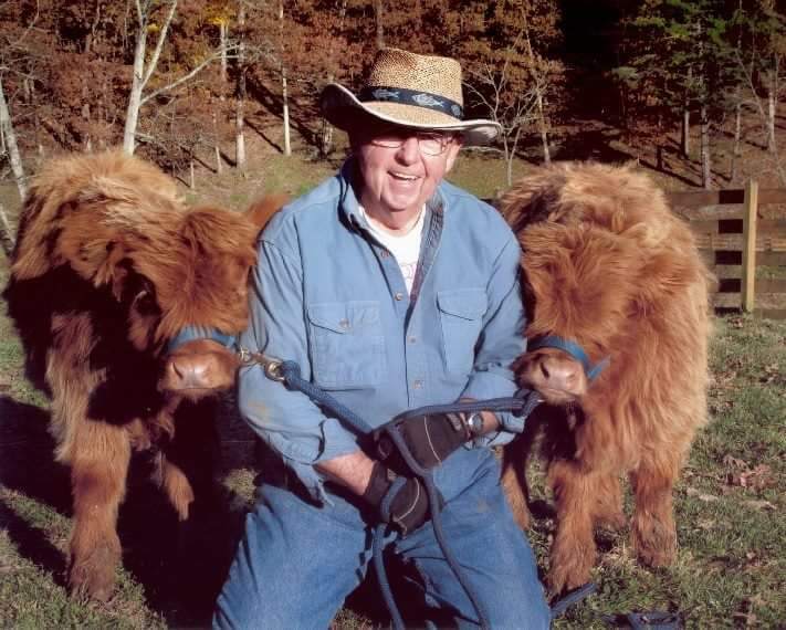 Bob Matheison started a second career as a rancher and raised Scottish Highland cattle.