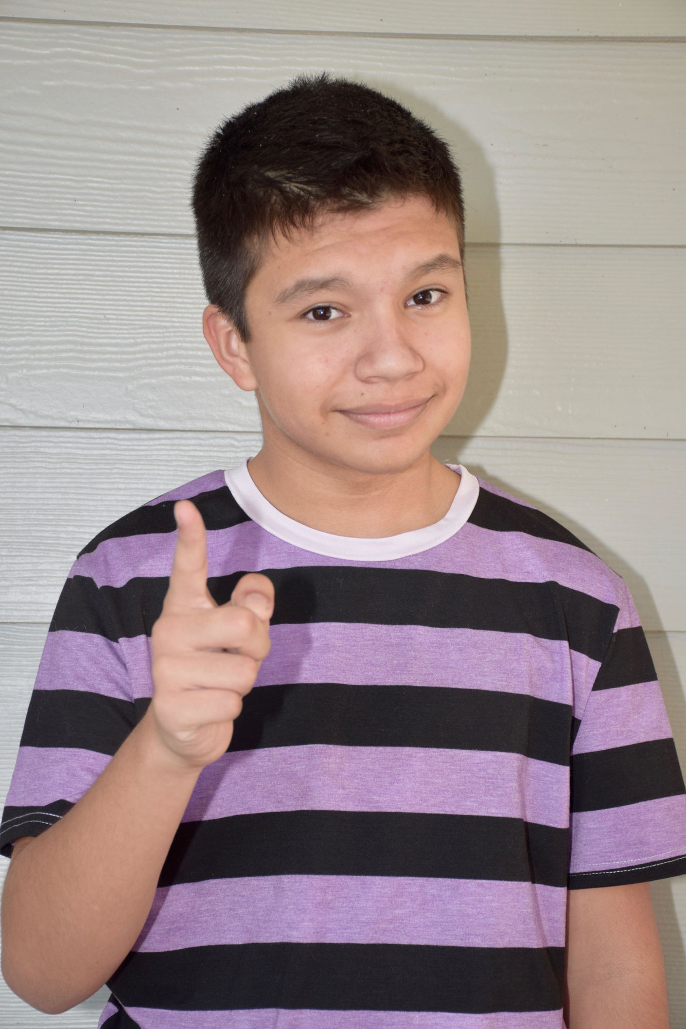 Lucas Blanco plays the role of Schroeder in Cast A of “You’re a Good Man, Charlie Brown.”