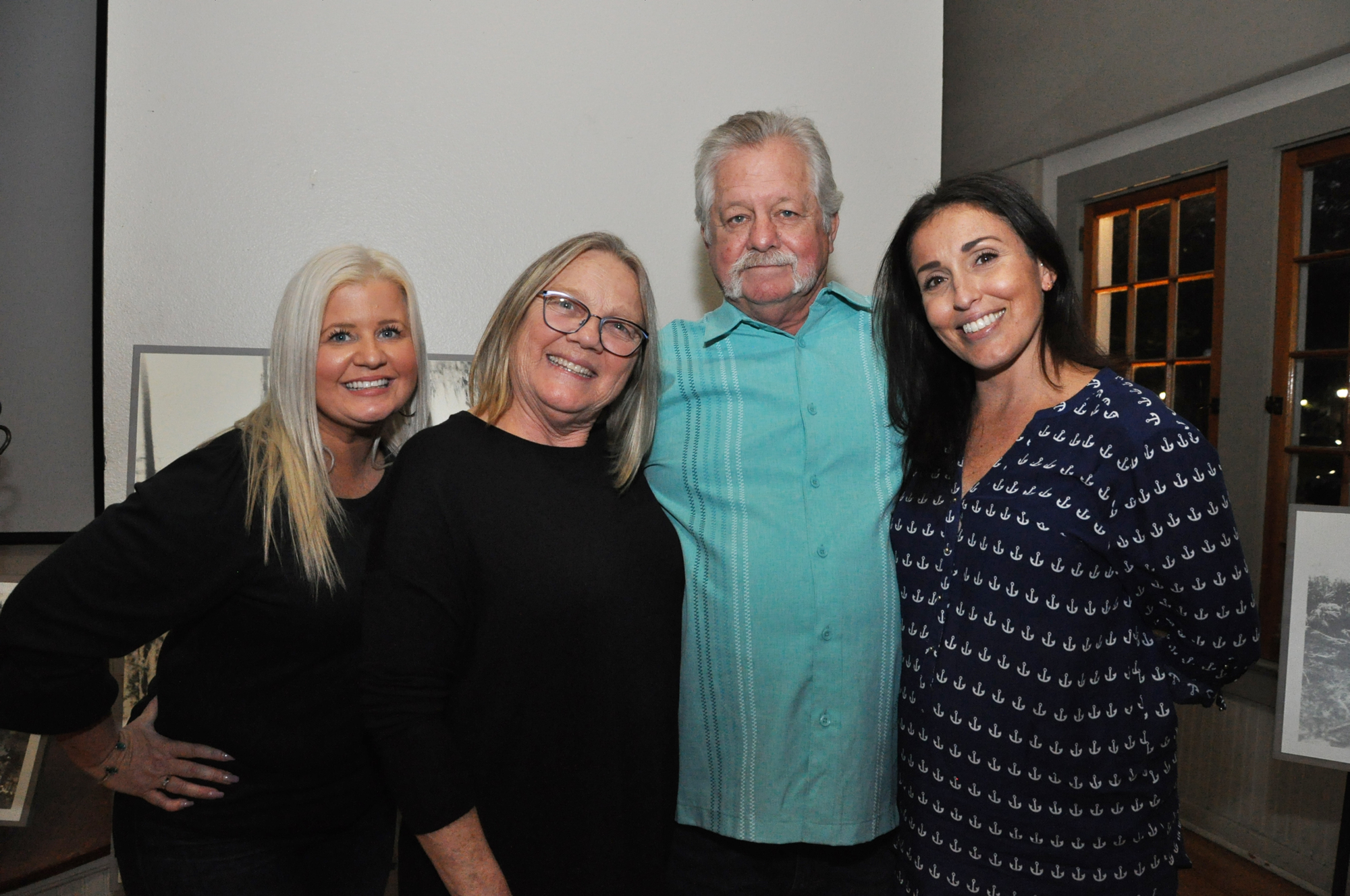 Sara Luff, Elizabeth “Bette” Luff, John Palmer Luff Jr. and Sayler Luff shared stories and caught up with family and friends at Saturday’s farewell party.