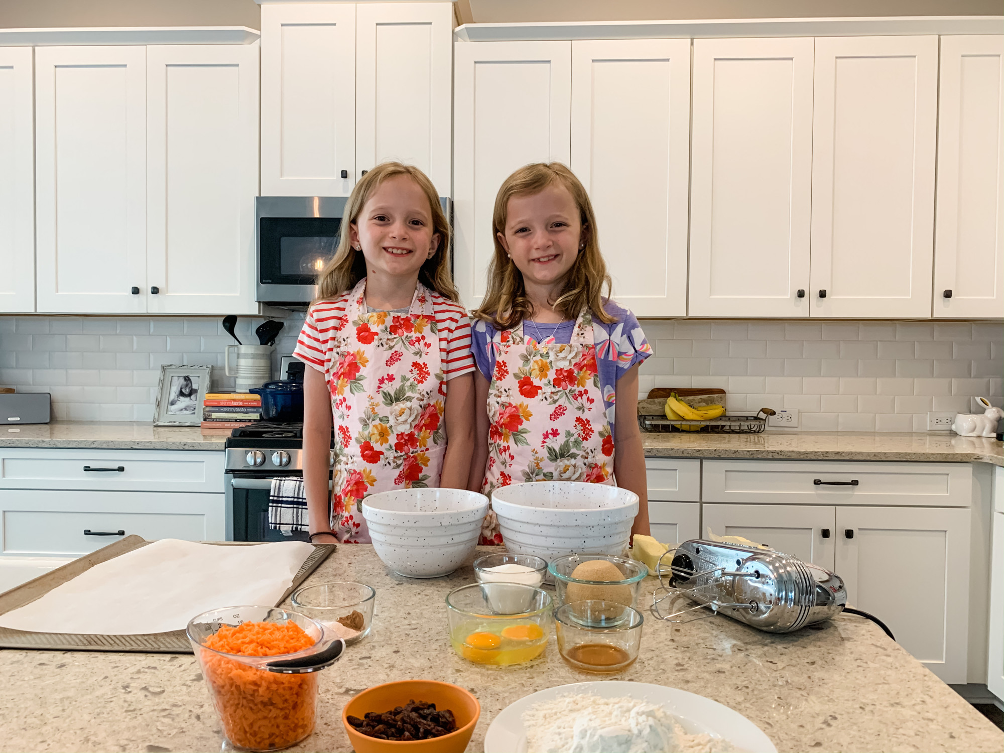 In Episode No. 4 of “Twin Treats,” Molly and Ava Stephens baked Carrot Cake Cookies.