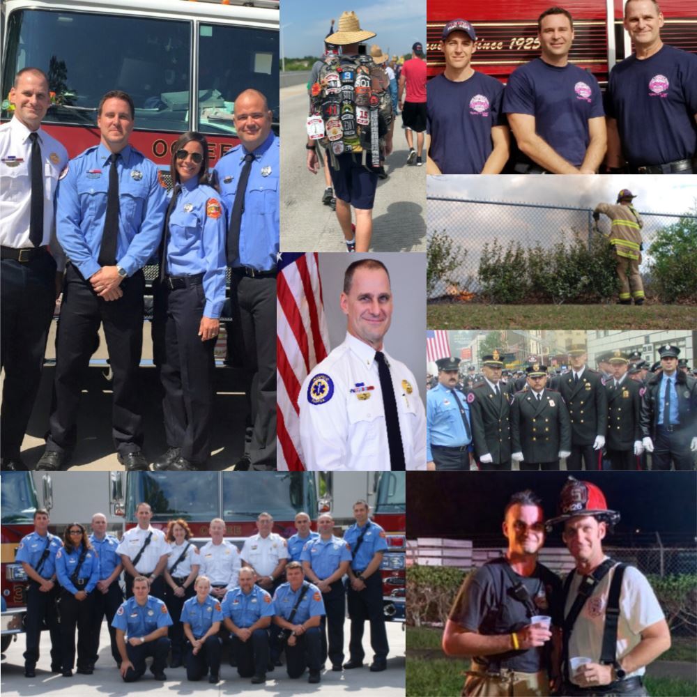 The Ocoee Fire Department created a collage to celebrate Joe Moy’s retirement.