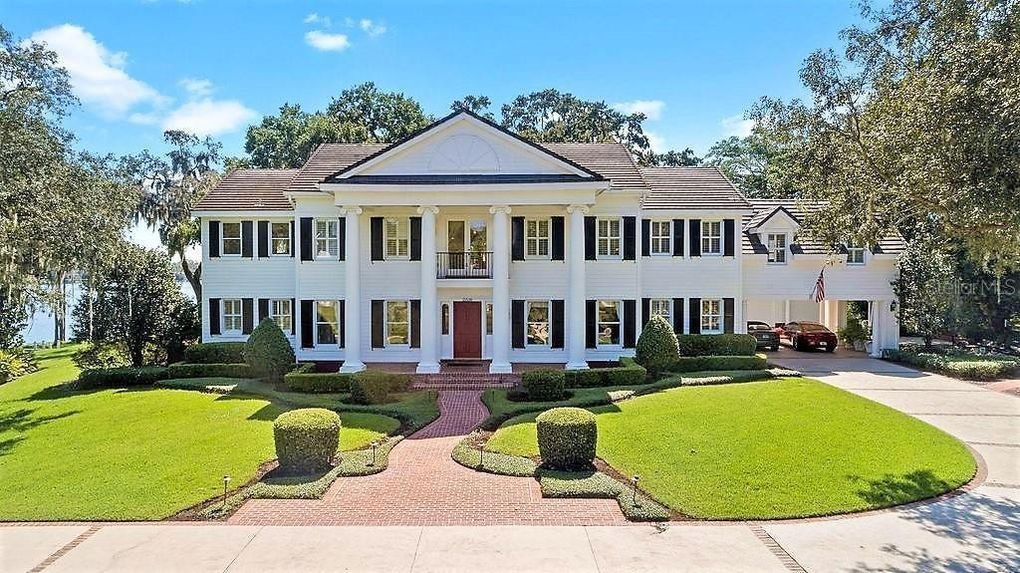 This Windermere home at 11536 Lake Butler Blvd., sold April 30, for $3.4 million. This neoclassical Southern mansion sits on more than 2 acres and features 550 feet of shoreline leading to Lake Butler. realtor.com