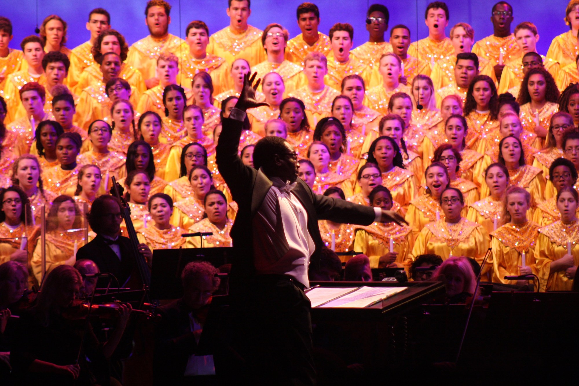 Dr. Redding was invited multiple times to conduct Epcot's Candlelight Processional program.