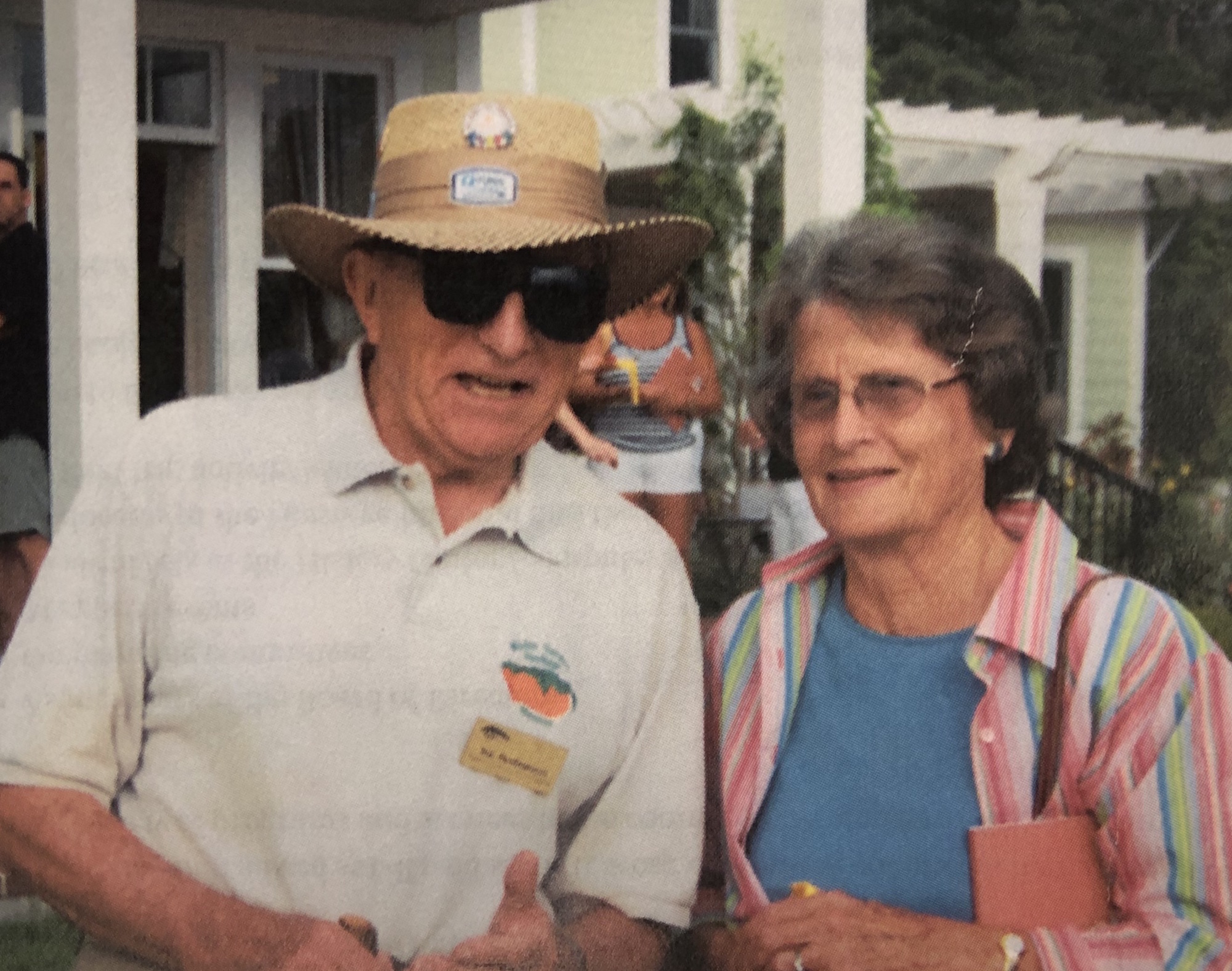 Ted Van Deventer and Anne Bailey volunteered together regularly.