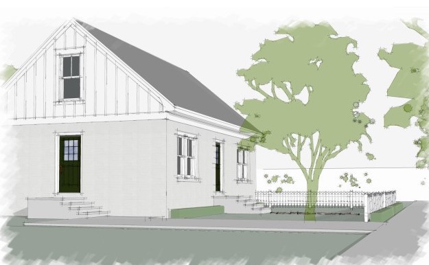 Shannon Ligon is working toward a home like the one in this artist rendering.