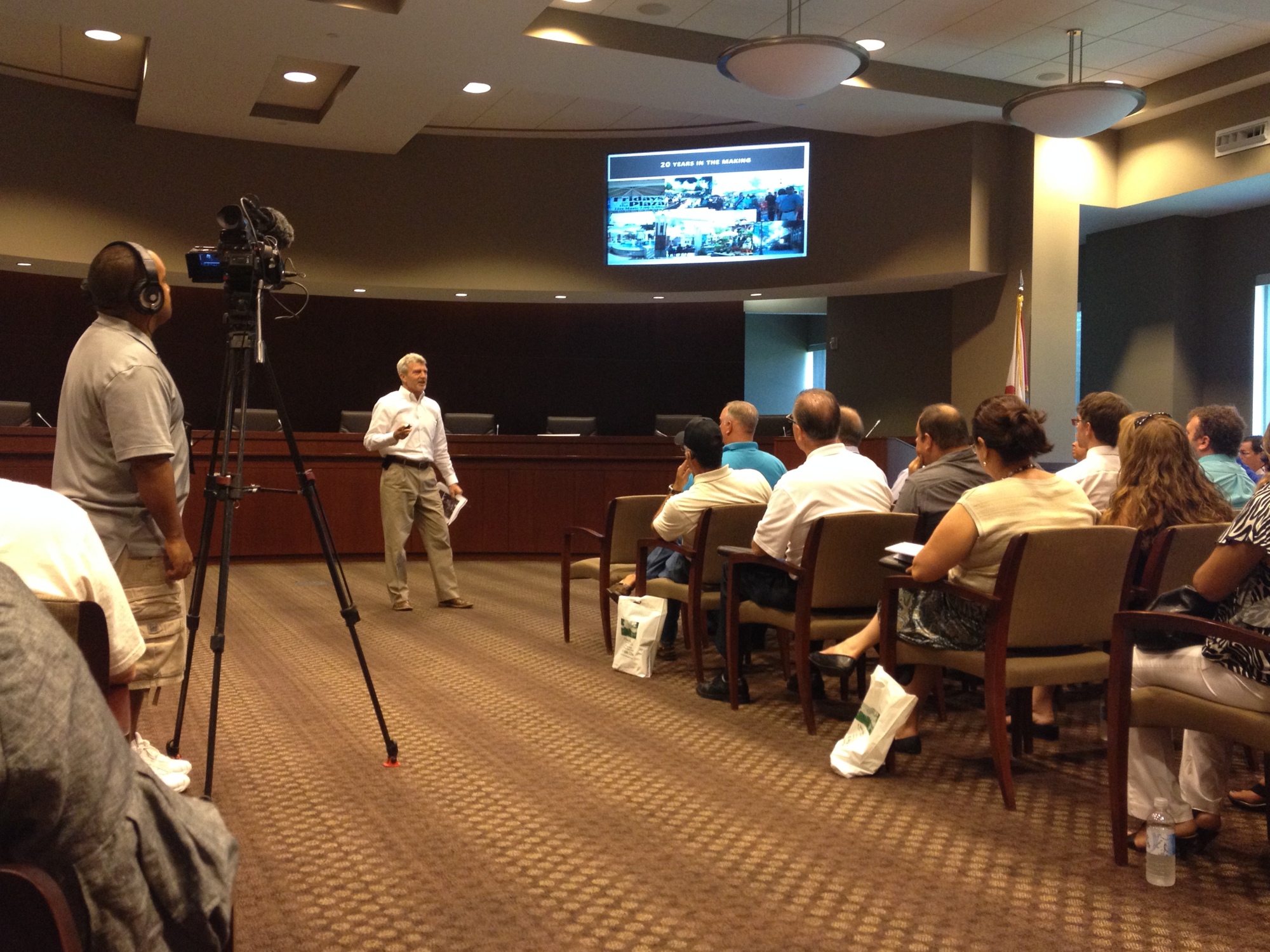 Mike Bollhoefer frequently spoke with leaders of other cities who were interested in learning what makes Winter Garden so special and desirable.