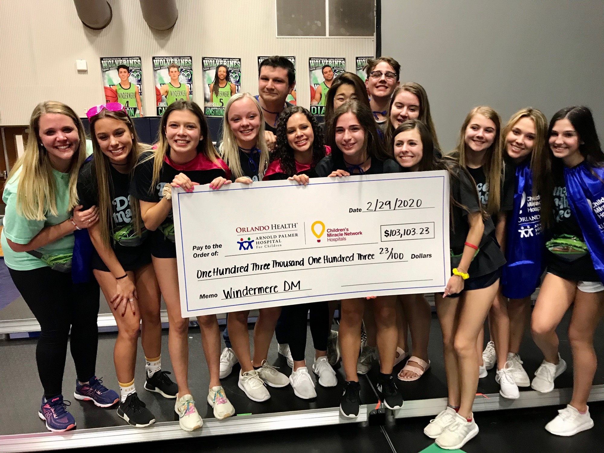 Windermere High raised more than $103,000 at its 2020 dance marathon.