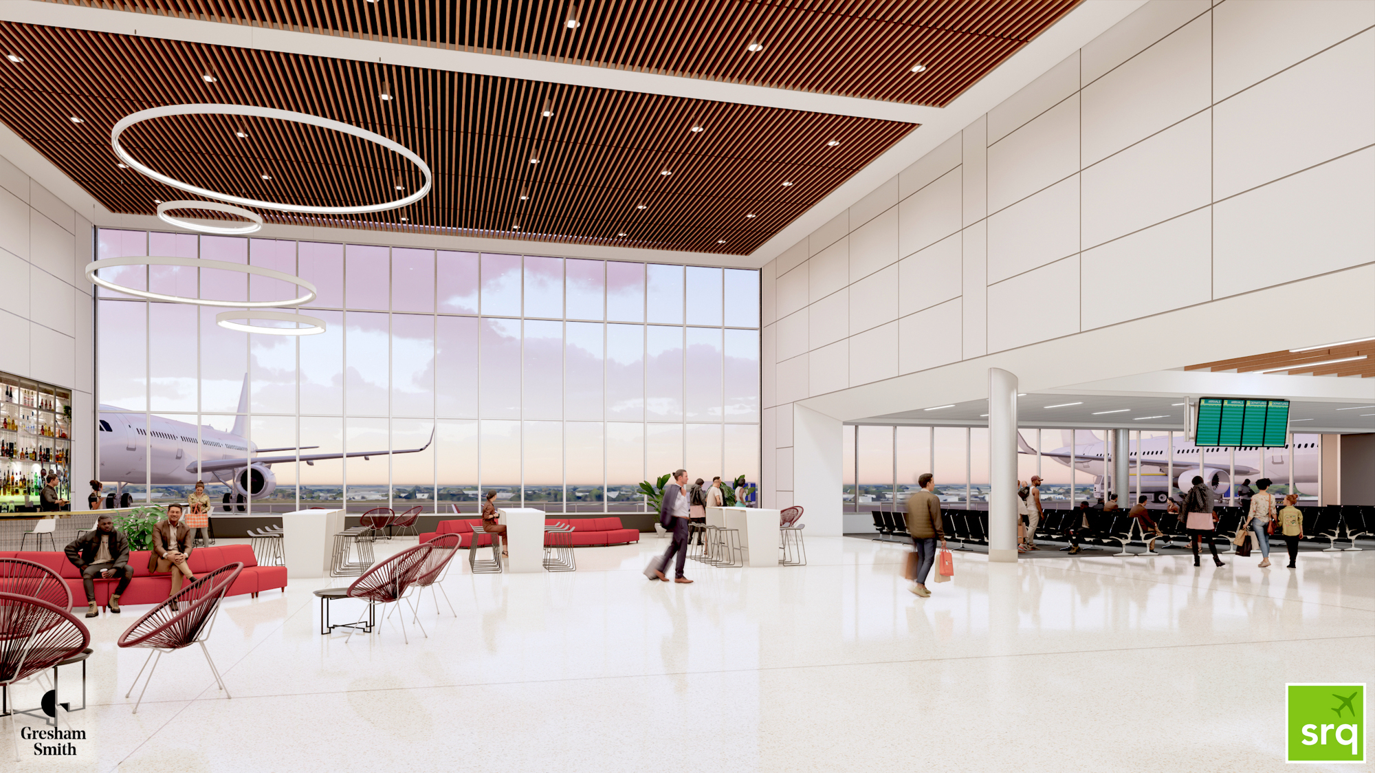 Courtesy. Sarasota-Bradenton International Airport is planning a $72 million design-build project that will add a ground-based boarding facility capable of serving upward of 2.5 million passengers a year through five new gates.