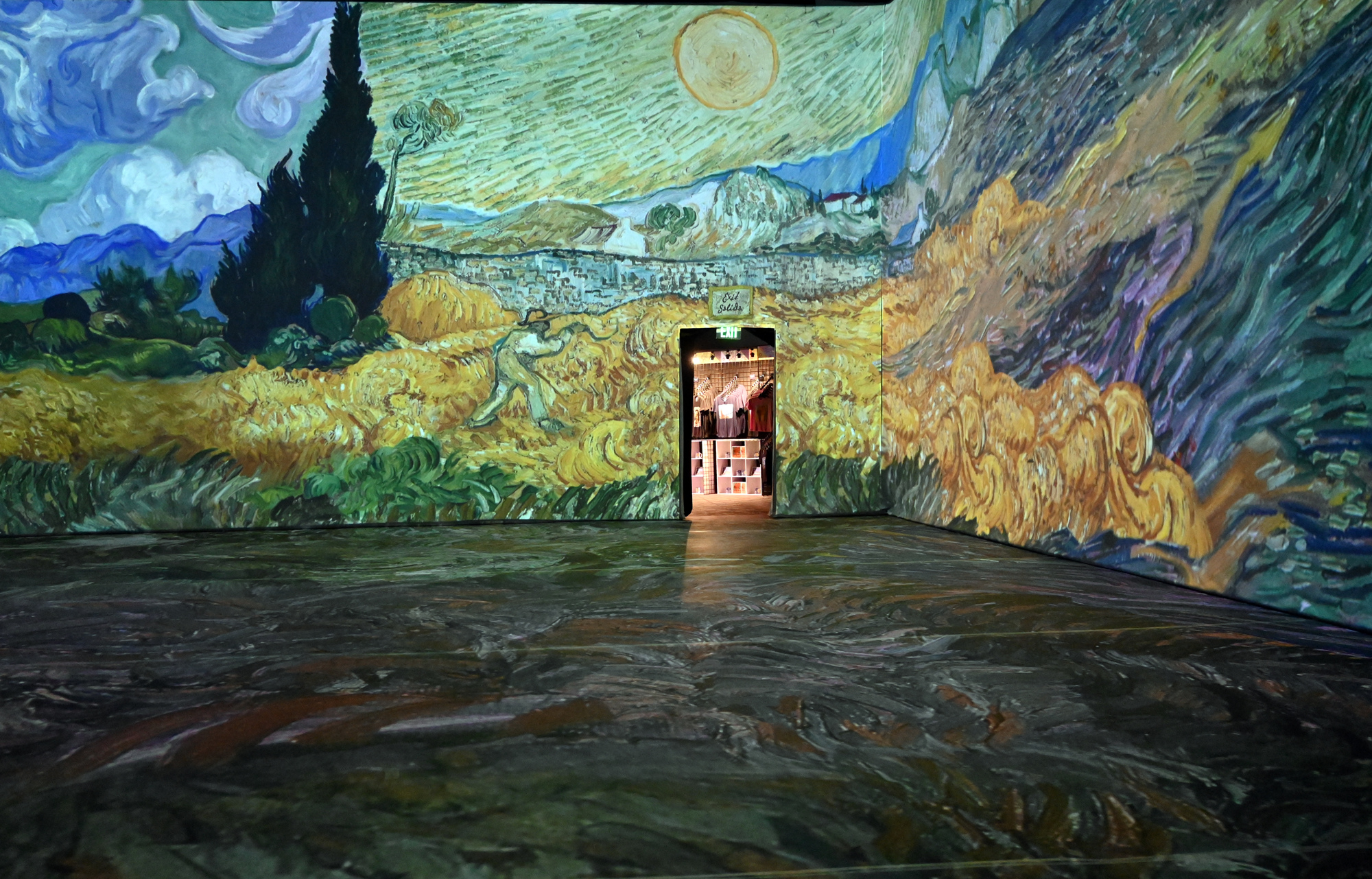 The immersive Van Gogh exhibit has been extended due to popular demand. (Photo: Spencer Fordin)