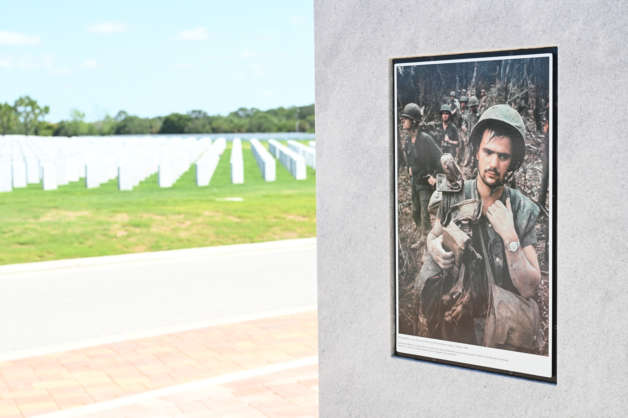 Larry Kirkland's Witness to Mission installation examines military themes throughout history. (Photo: Spencer Fordin)