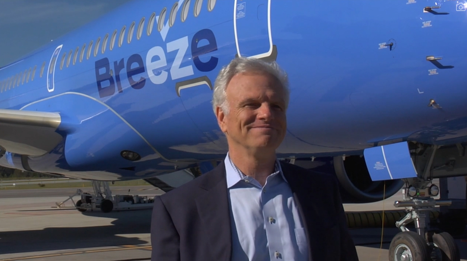 Breeze Airways’ Chairman and CEO David Neeleman