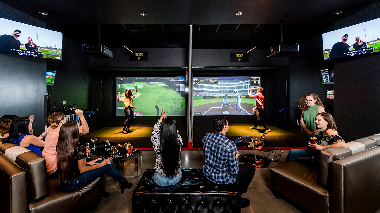 A Topgolf Swing Suite.