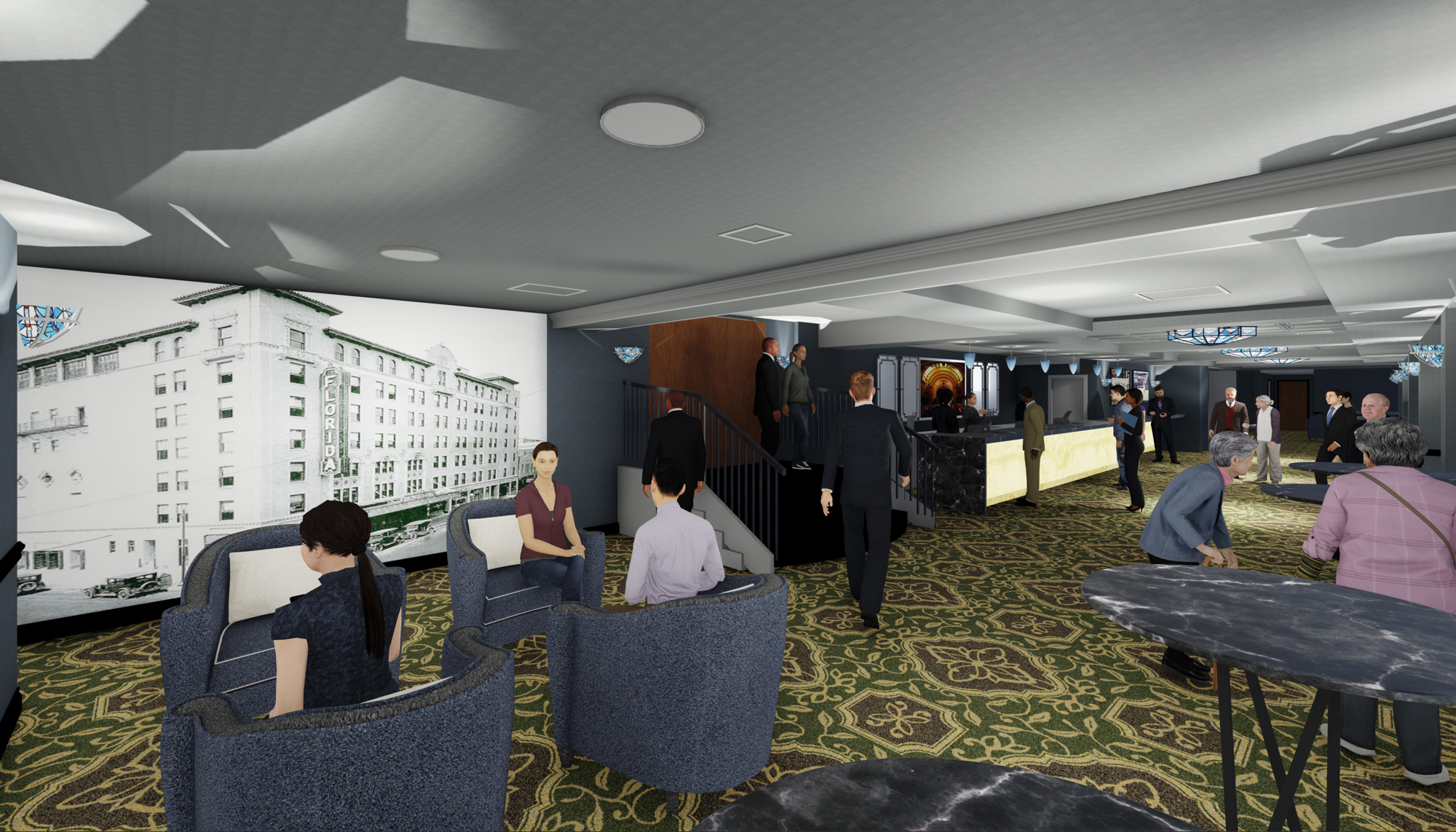 The renovation will create a 3,000-square-foot VIP lounge