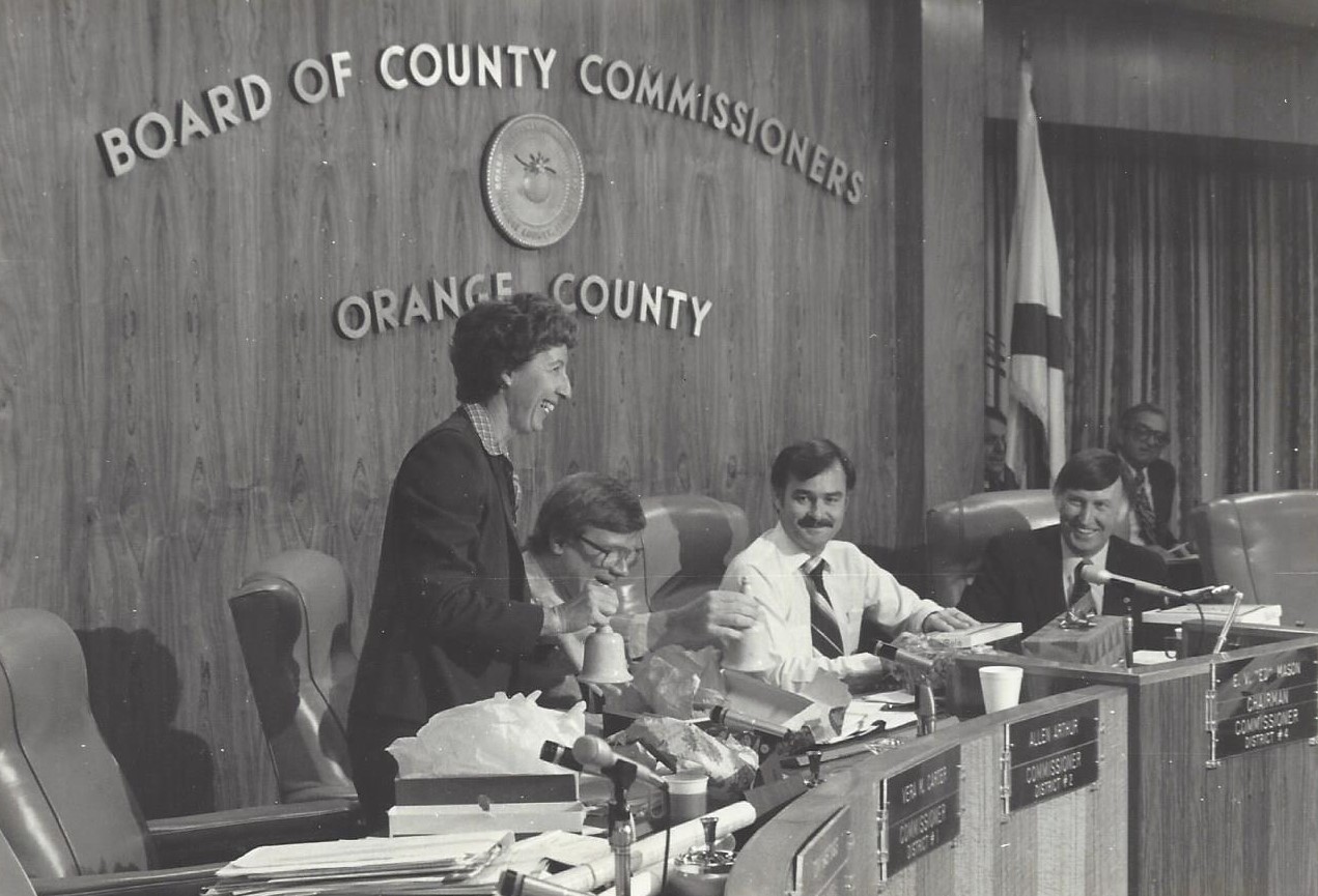 Vera Carter was an environmental watchdog as an Orange County commissioner.