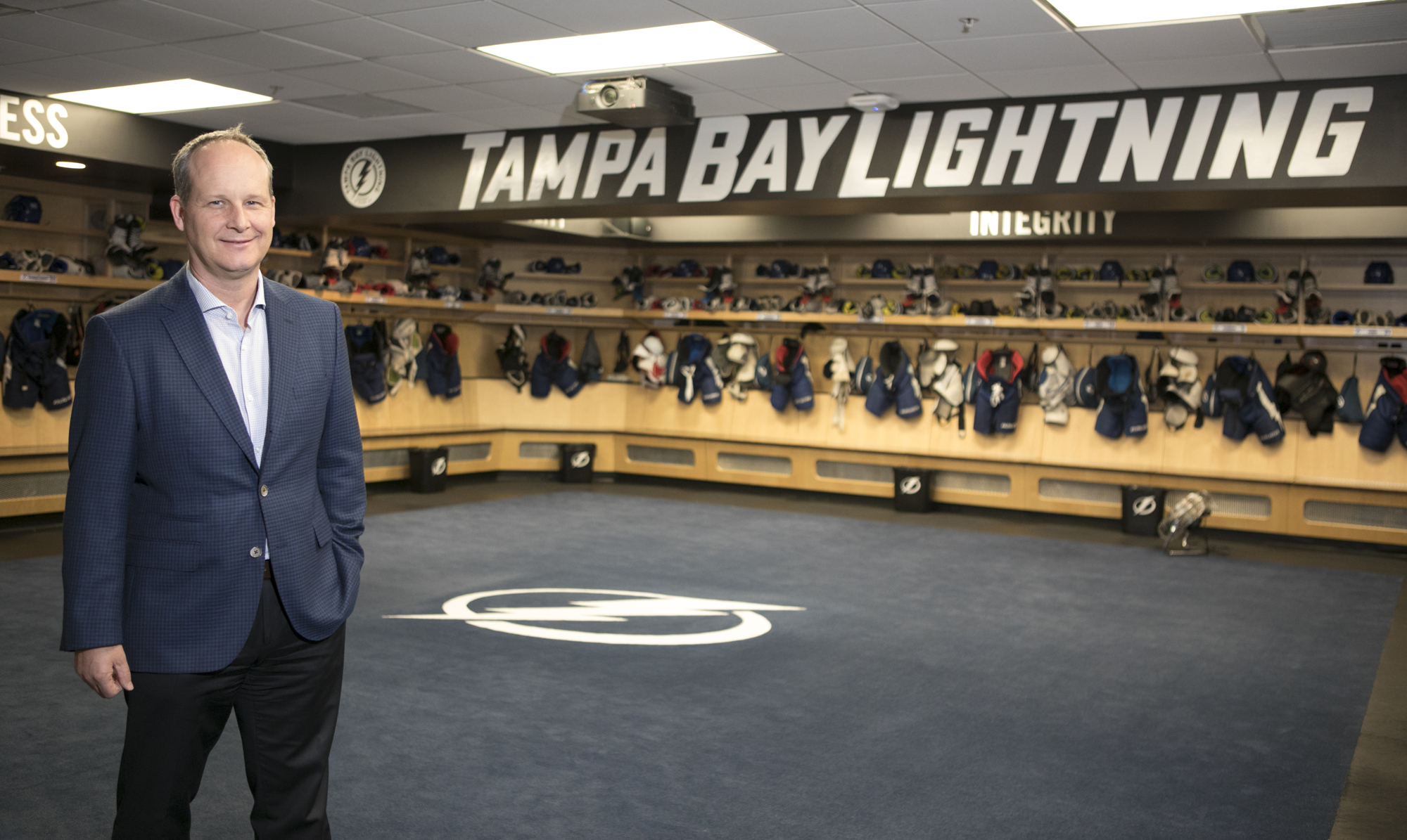 Steve Griggs was named CEO of Tampa Bay Lightning and some related entities in 2015.