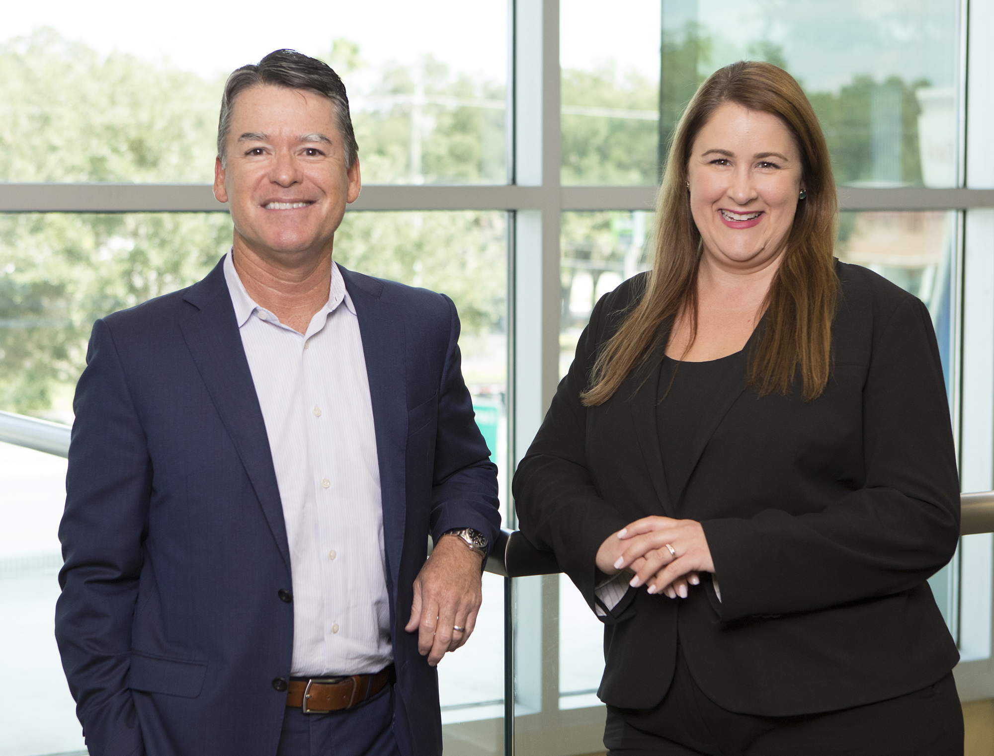 File. First Citrus Bank CEO Jack Barrett and Chief Banking Officer Jessica Hornof have led a surge at the 20-year-old bank.