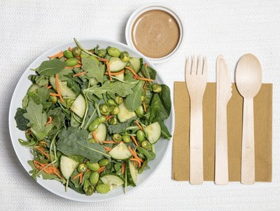 Courtesy. Foodstiks landed a deal with Target that will see its wooden cutlery carried in a few hundred stores and available at Target.com.