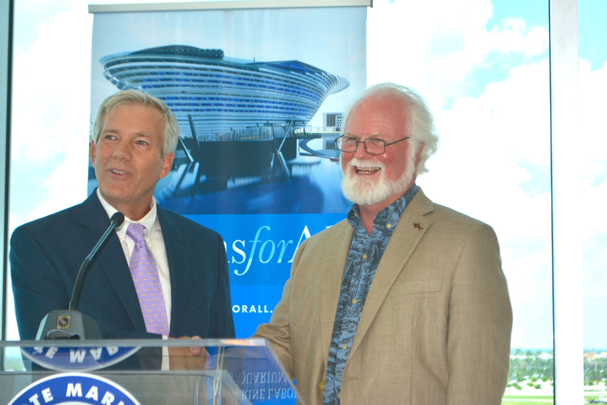 Willis Smith owner and CEO David Sessions and Mote President and CEO Michael Crosby talk about the plans for the Mote Science Education Aquarium in 2020.