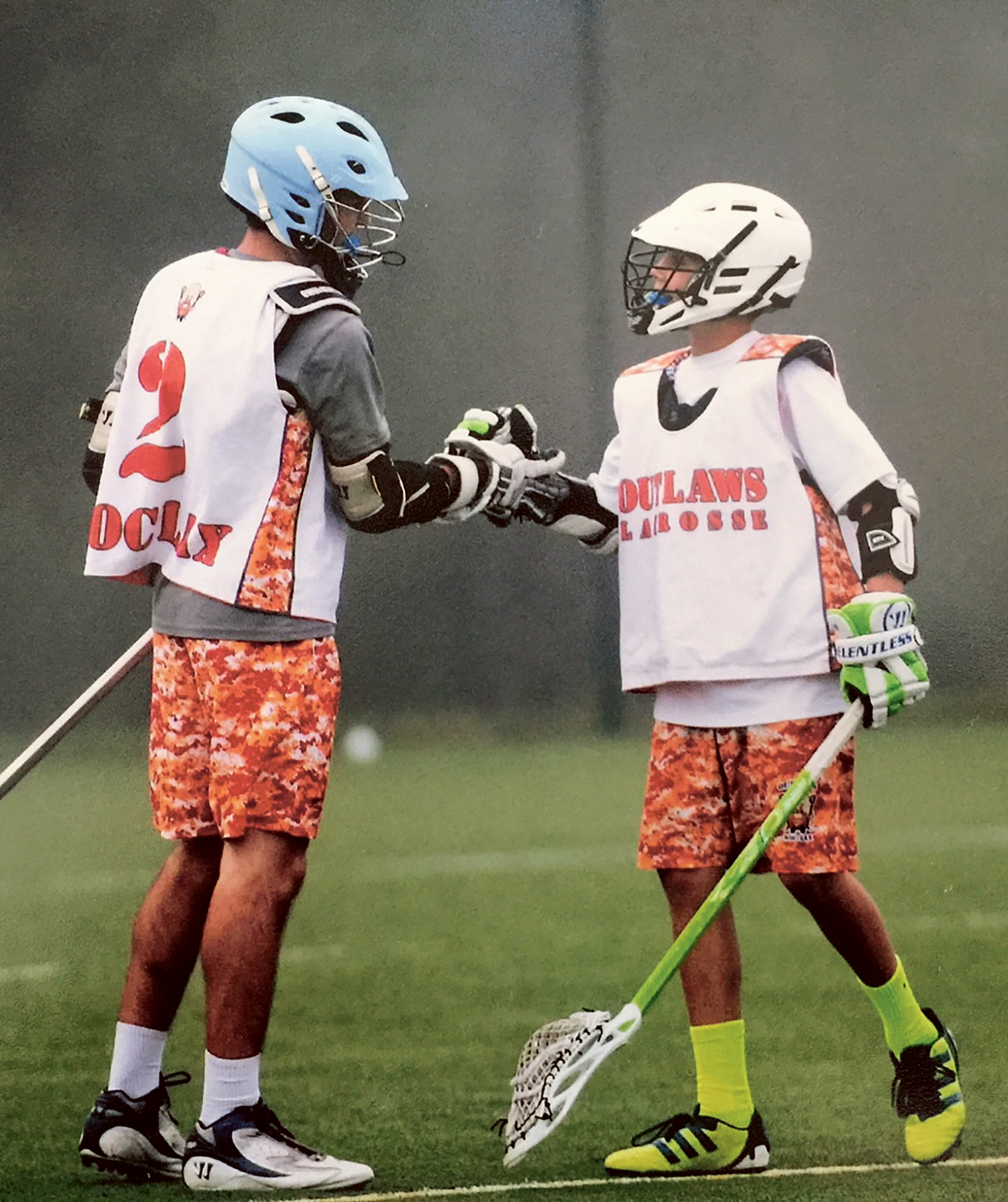 Zach Malaussena, left, and Liam Mueller were teammates in middle school.