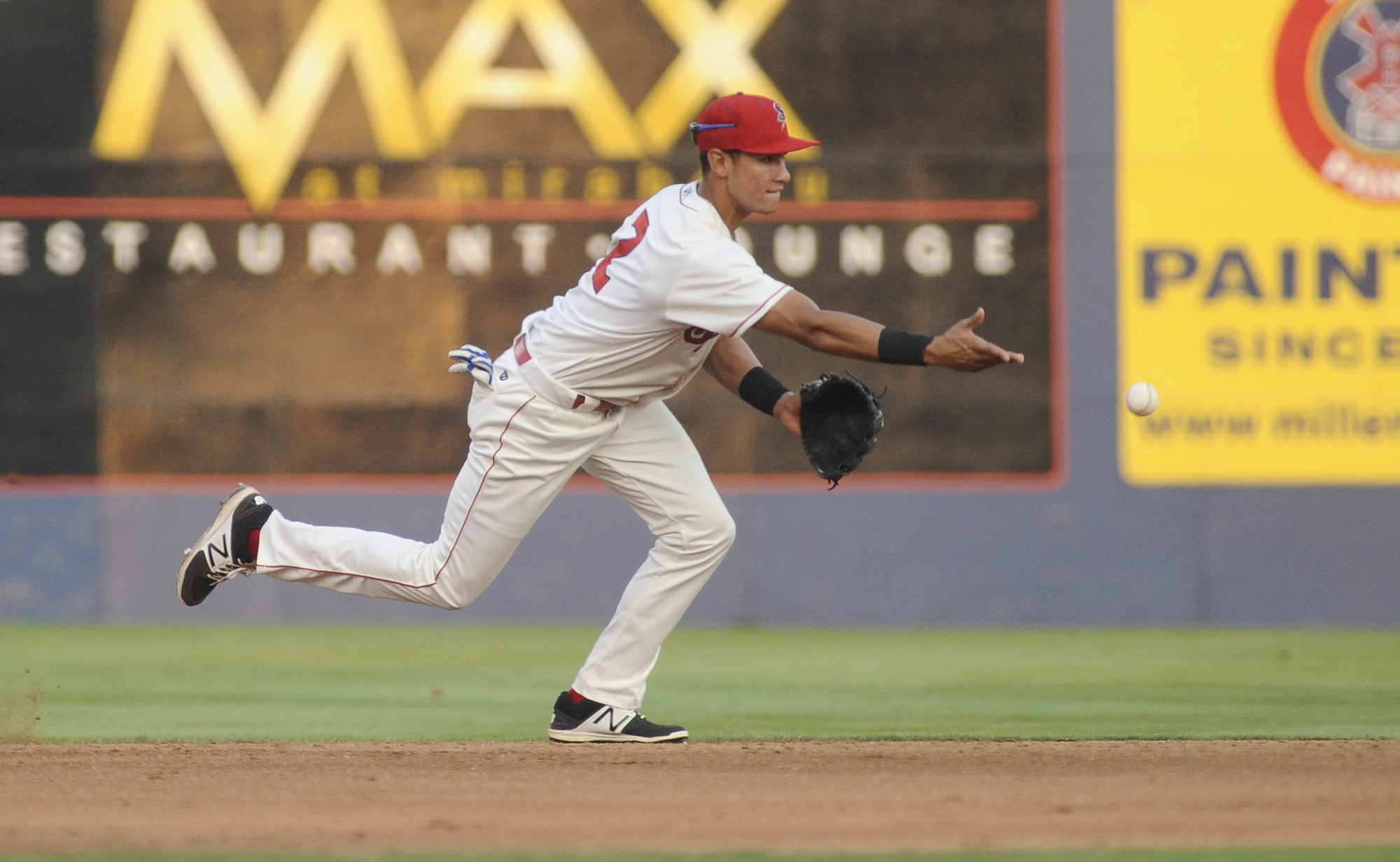 Kole Enright has six extra-base hits and nine RBIs for Spokane in 40 games this season. Photo courtesy James Snook