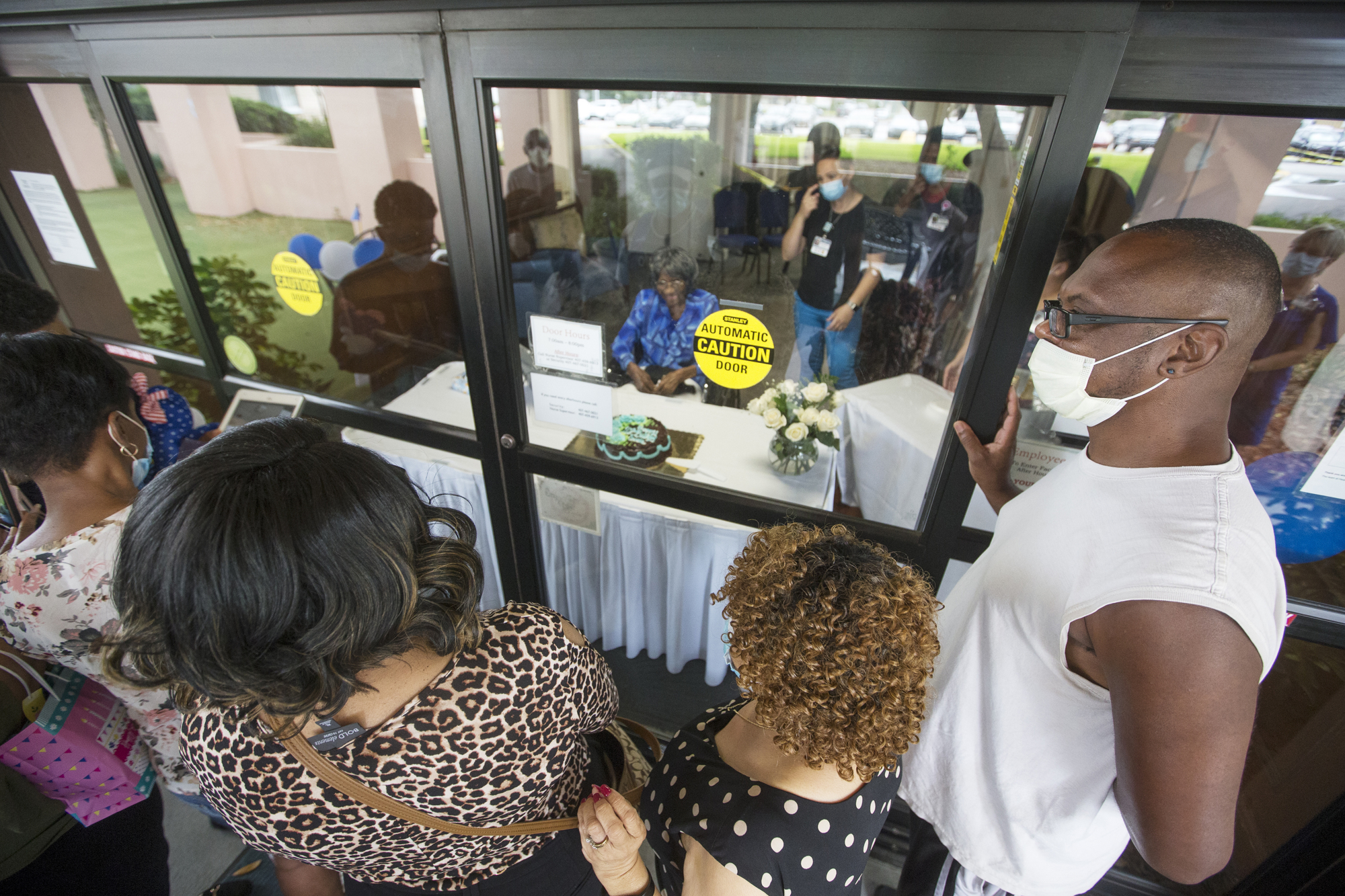 The family of Cassie Wilkes gathered around as they spent time with her Monday, May 18.