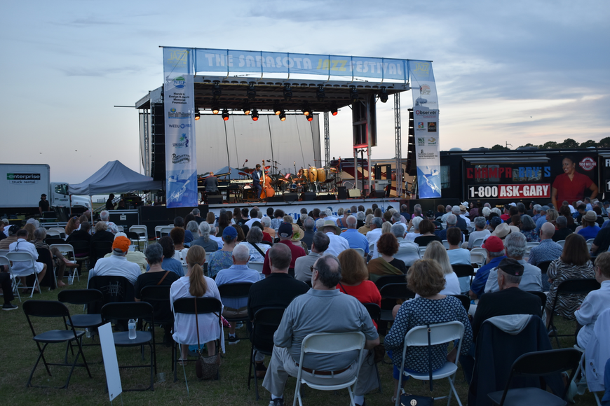 Crowds packed the grounds at Benderson Park to be part of the Sarasota Jazz Festival in March. (File photo)