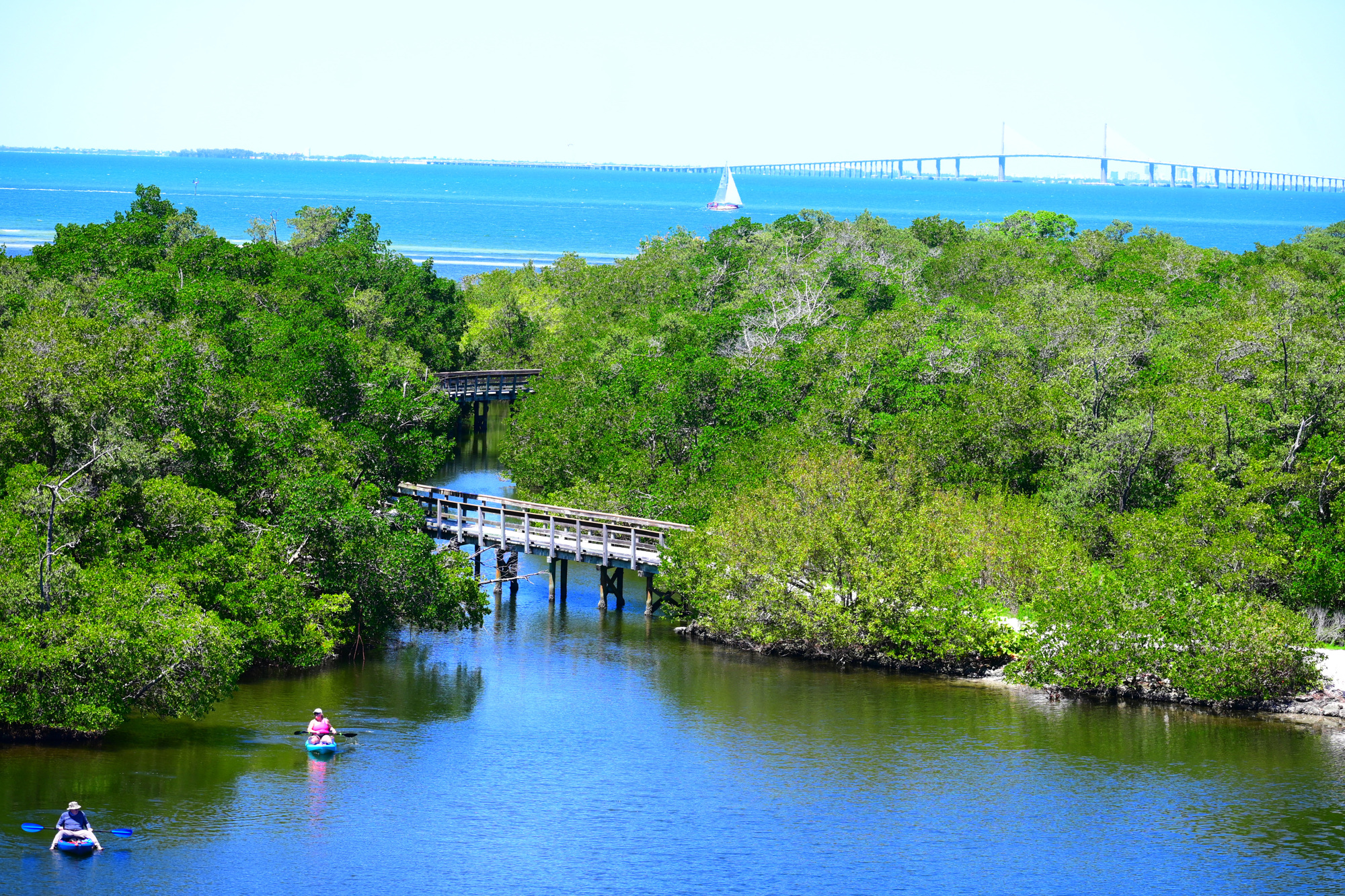 Robinson Preserve boasts an incredible view of the bay beyond Bradenton. (Photo: Spencer Fordin)
