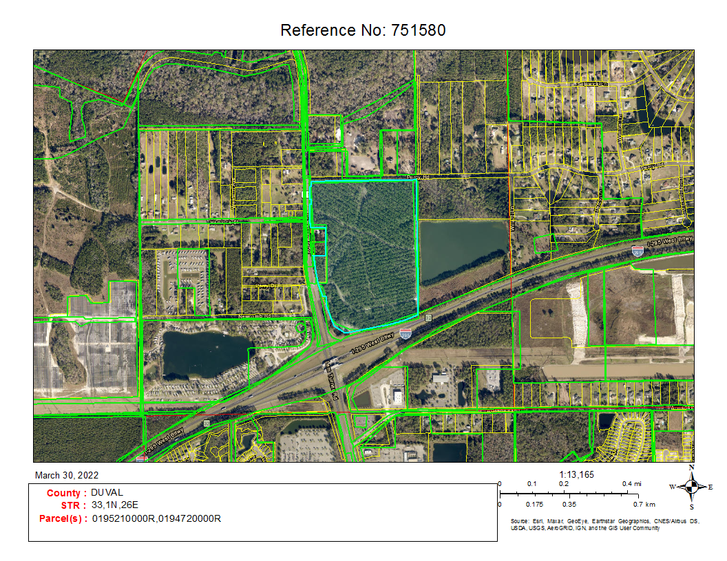 Special to the Daily Record: Atlanta-based Seefried Industrial Properties proposes Lem Turner Business Park at northeast Interstate 295 and Lem Turner Road.