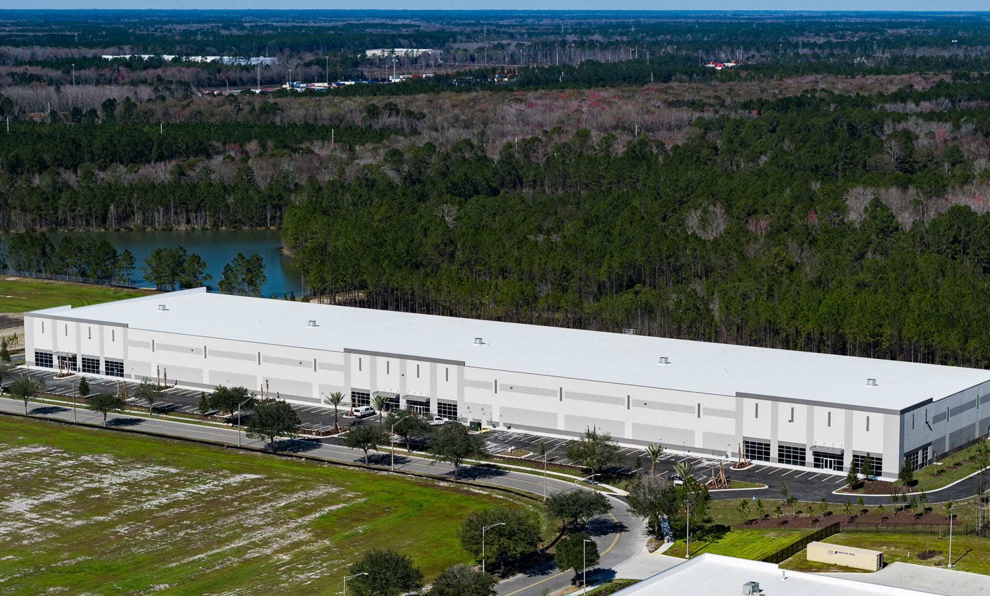 Atlanta-based Rooker developed Perimeter West Industrial Park Building One at 4345 Perimeter Industrial Parkway N.  in Northwest Jacksonville.