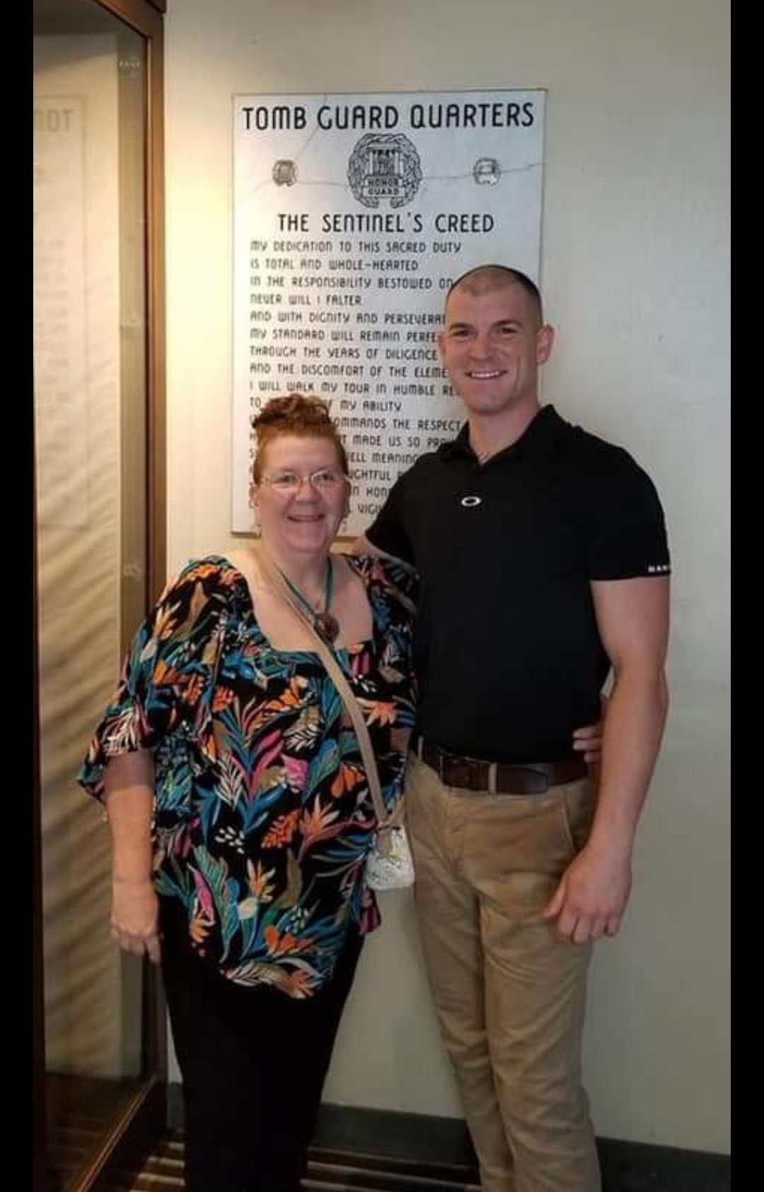 Jeanette Gray and her son, Army Staff Sgt. Damien Fraser. Courtesy photo