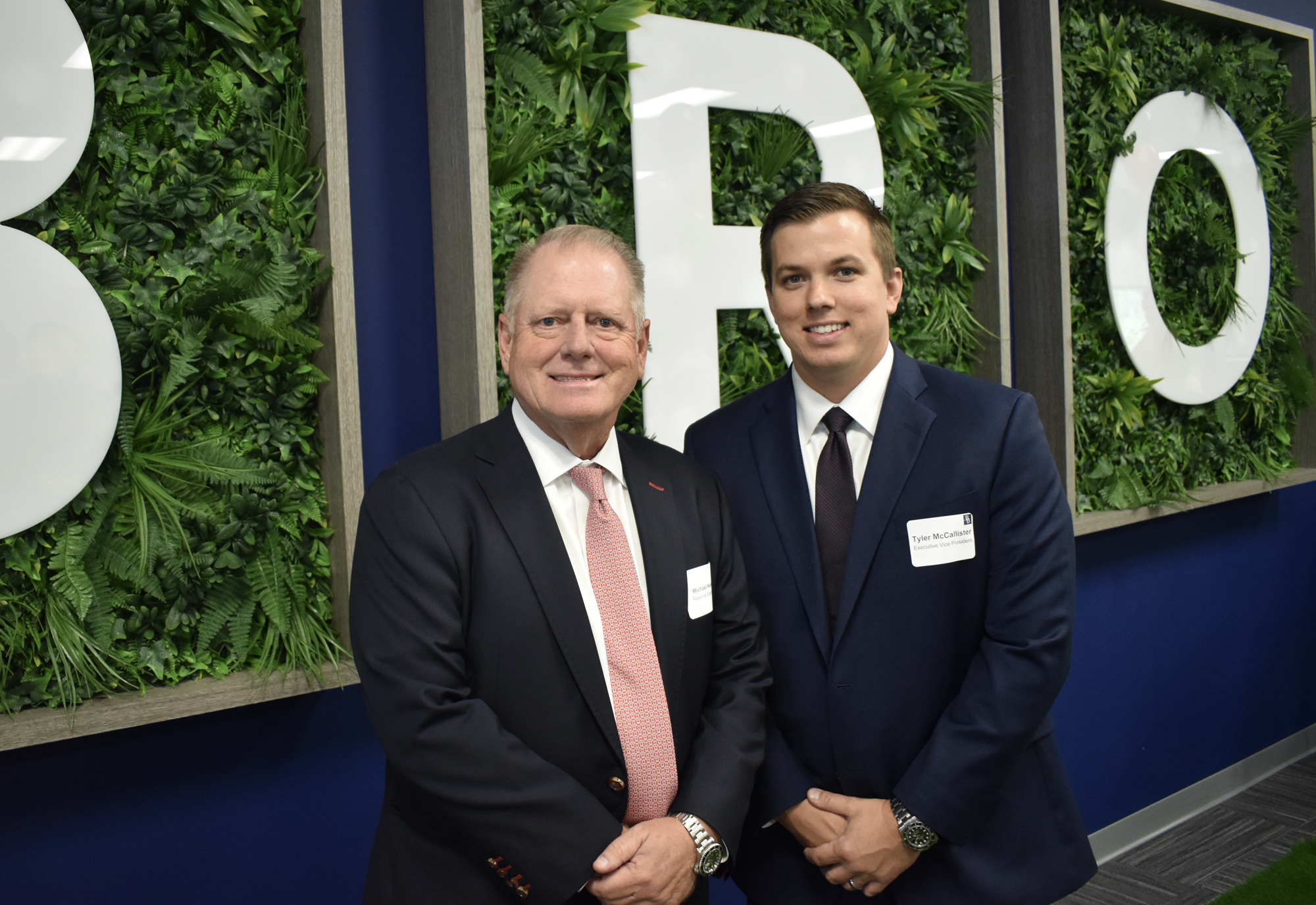 Regional President Michael Keeby, and Executive Vice President  Tyler McCallister were both in attendance at the grand opening. (Photo by Ian Swaby)