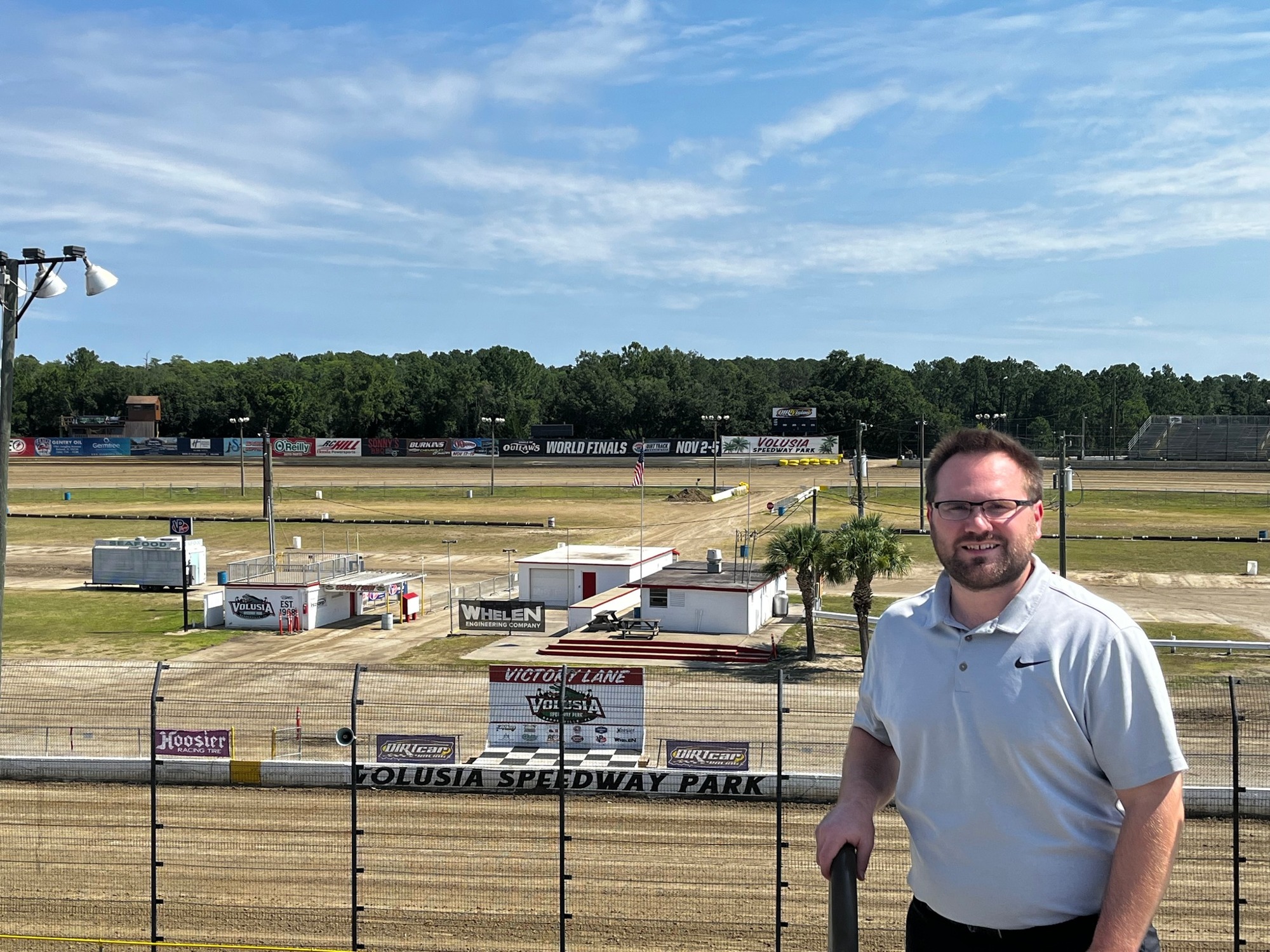 Anthony Tate is the newest general manager of Volusia Speedway Park. Courtesy photo