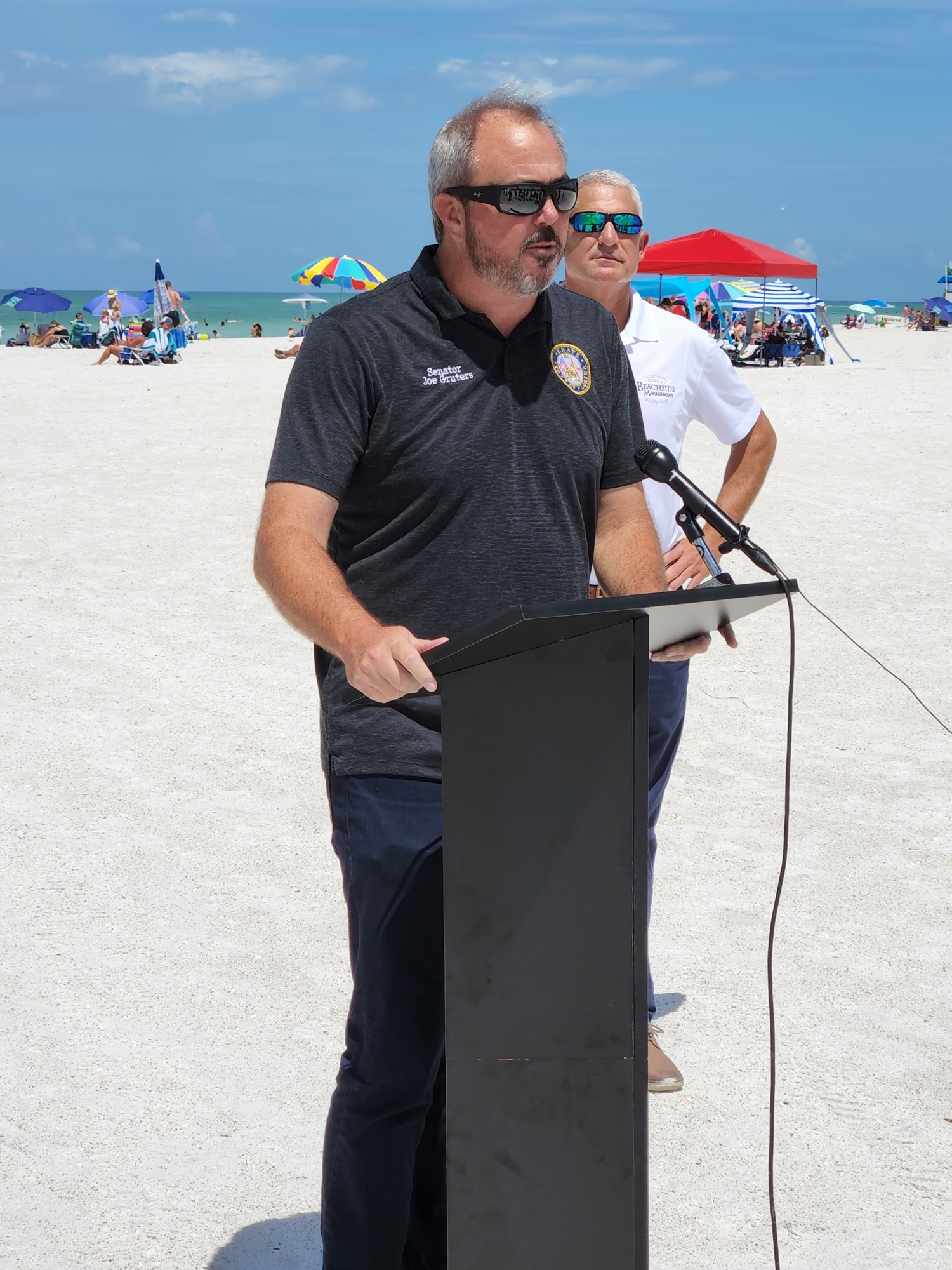 State Sen. Joe Gruters of Sarasota sponsored the bill signed into law last week that allows local governments to ban smoking on beaches. (Andrew Warfield)