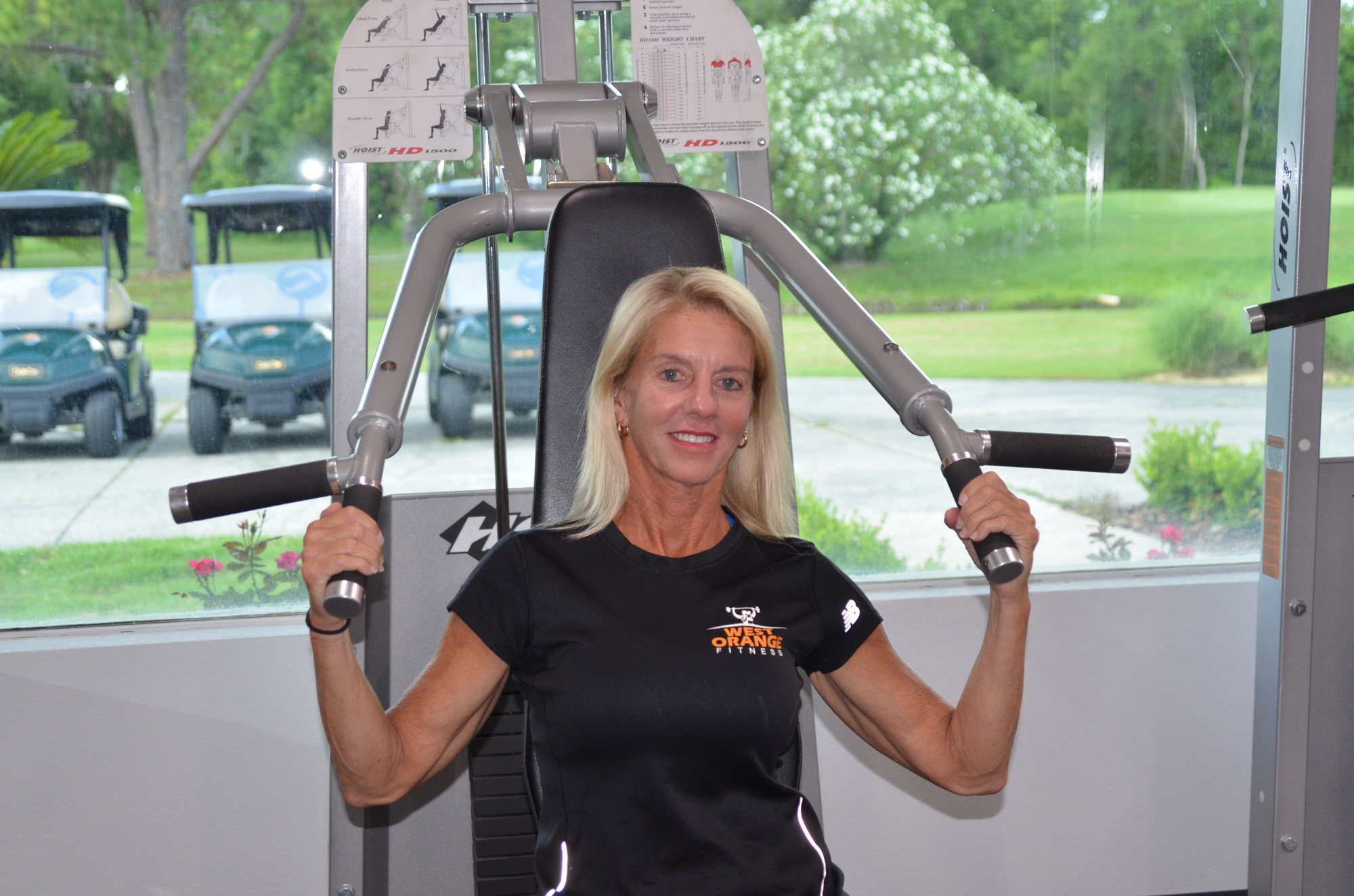 West Orange Fitness owner Gina Denison offers personal training at her new gym at the West Orange Country Club.