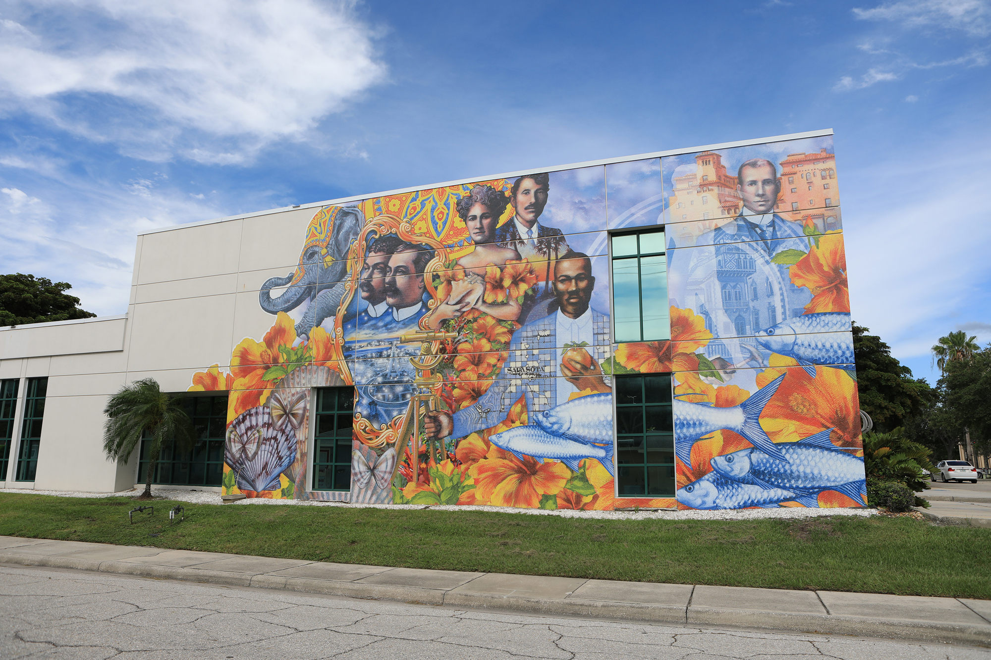 There are plenty of murals to find around town. (Photo by Harry Sayer)