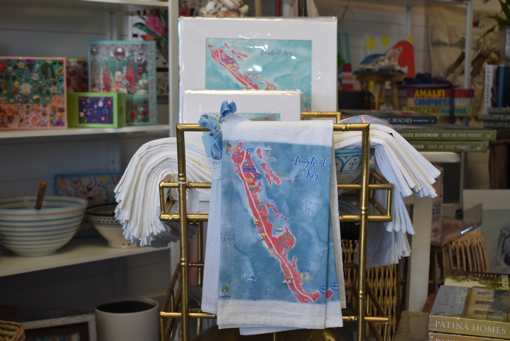 Find Troxler's Longboat Key map at Driftwood Beach Home and Garden.