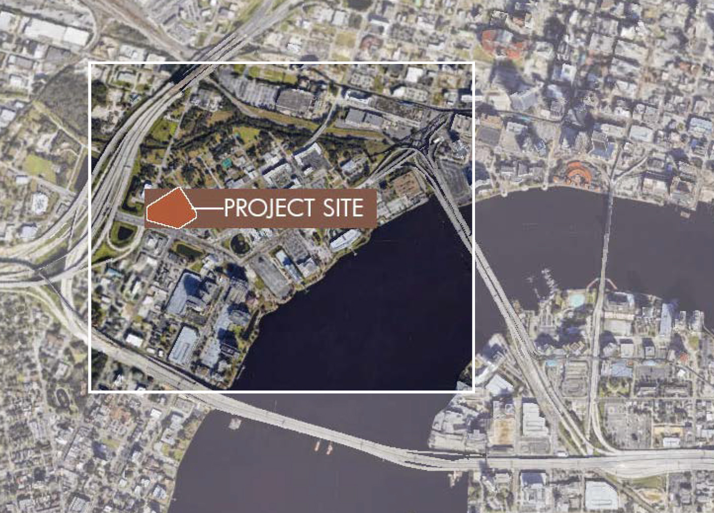 The property is in the Brooklyn neighborhood of Downtown Jacksonville.