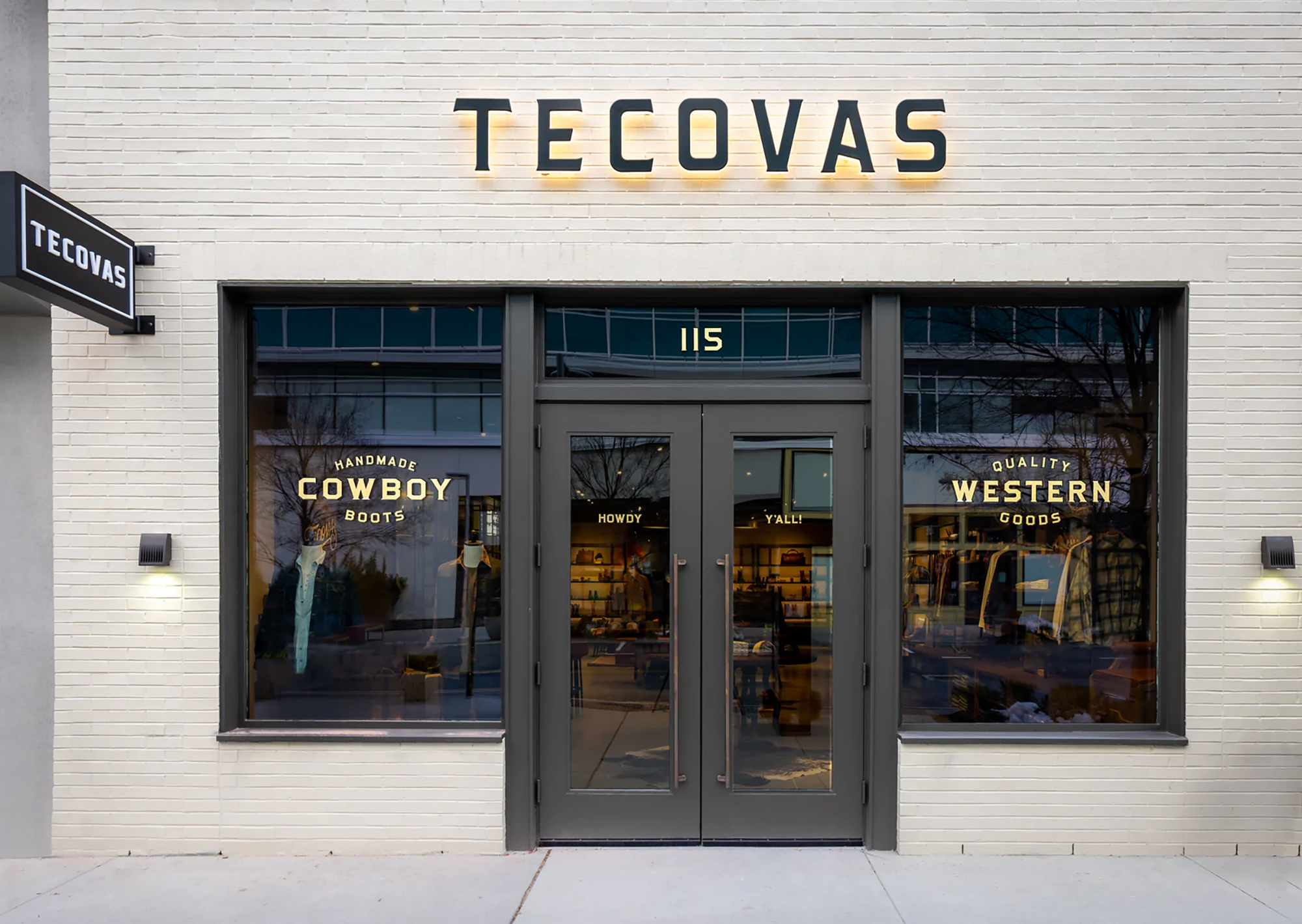 Tecovas, the Texas-based handcrafted boots company, plans to open a store at St. Johns Town Center. This is the store in Fairfax, Virginia.